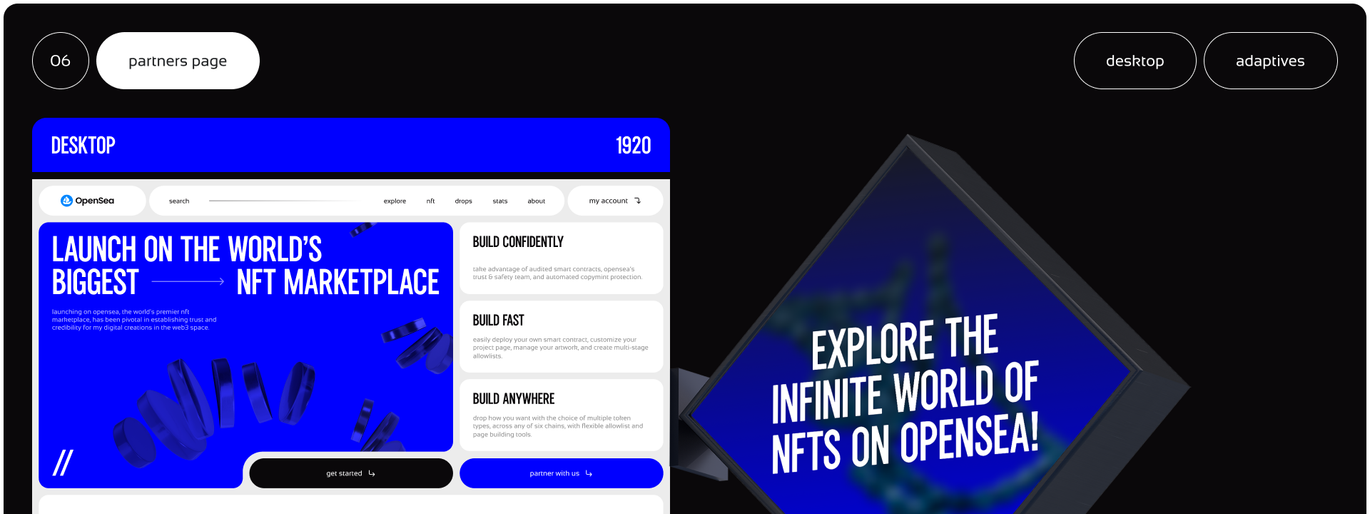 OpenSea | Corporate redesign — Изображение №11 — Интерфейсы на Dprofile
