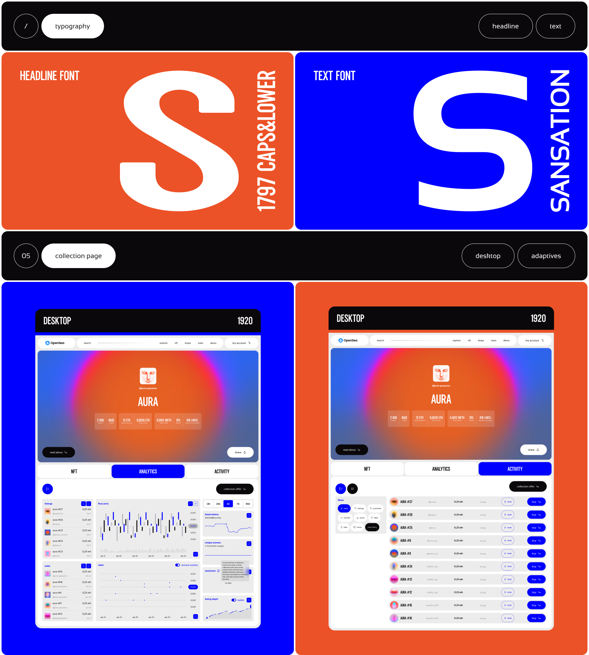 OpenSea | Corporate redesign — Изображение №9 — Интерфейсы на Dprofile