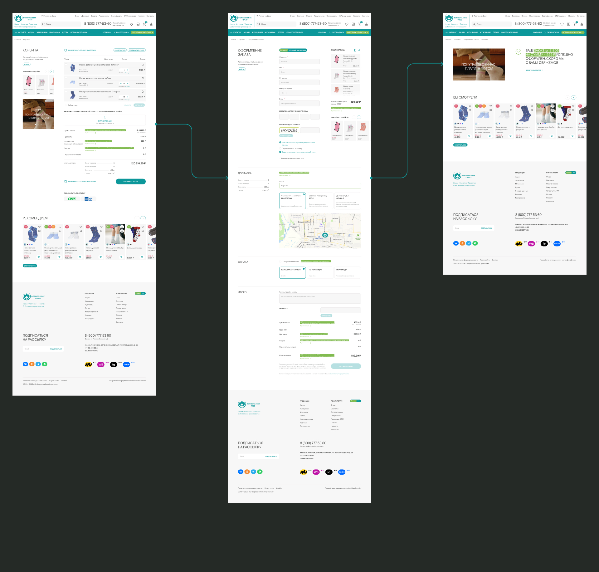 BORISOGLEBSK | E-COMMERCE — Изображение №23 — Маркетинг, Интерфейсы на Dprofile