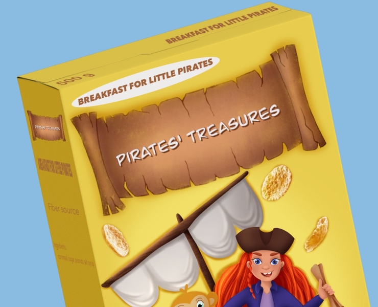 BRAND CHARACTER «PIRATES’ TREASURE” — Брендинг, Иллюстрация на Dprofile