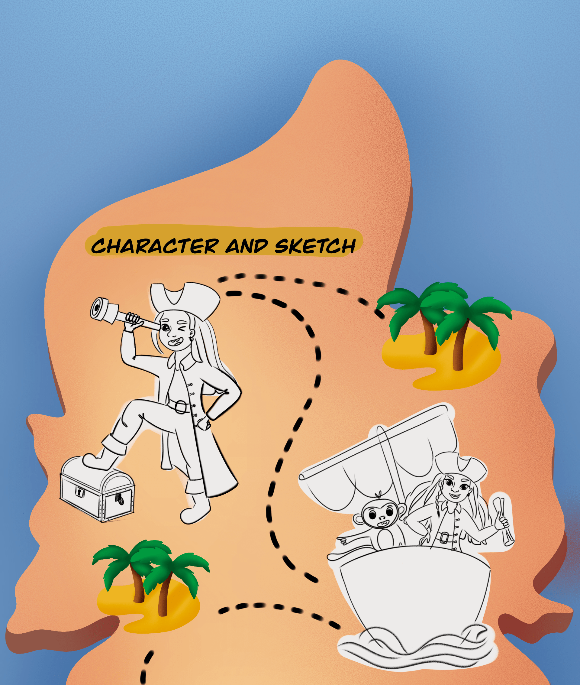 BRAND CHARACTER «PIRATES’ TREASURE” — Изображение №2 — Брендинг, Иллюстрация на Dprofile