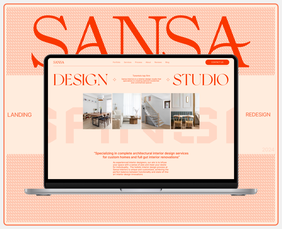 Sansa - Дизайн студия интерьеров — Интерфейсы, Брендинг на Dprofile