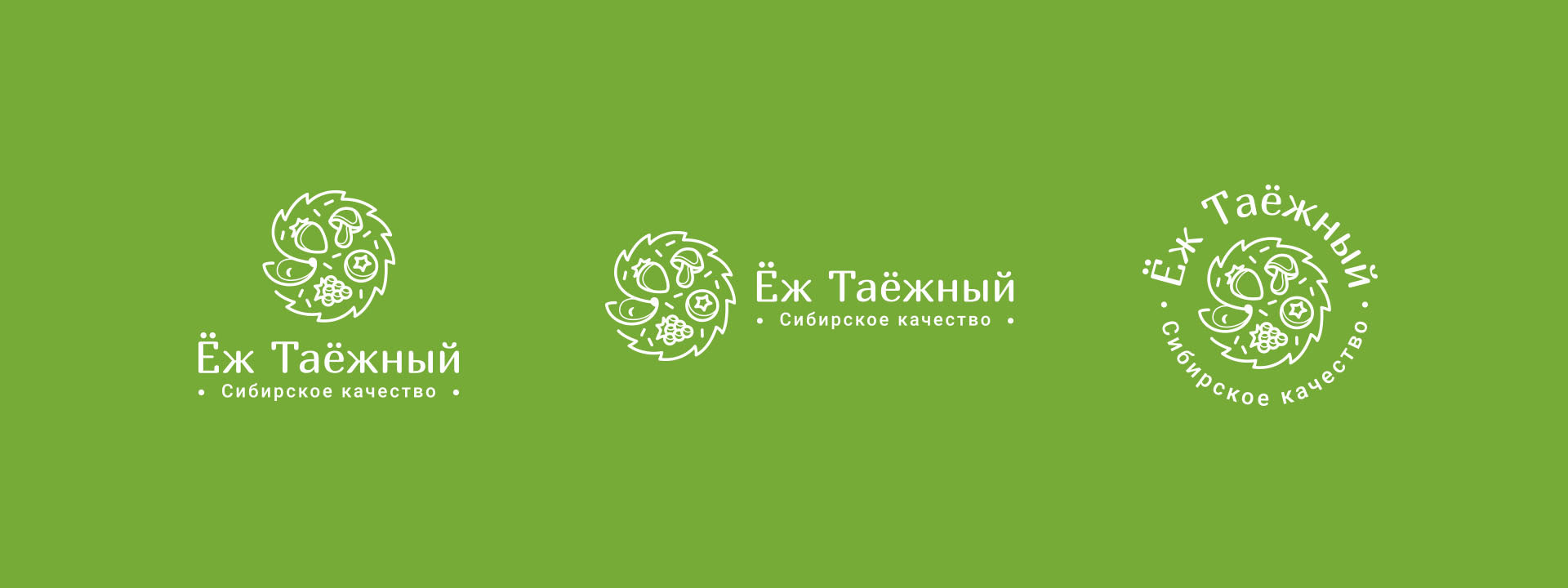 Логотип для полезных сладостей «Ёж таёжный» — Изображение №9 — Брендинг на Dprofile