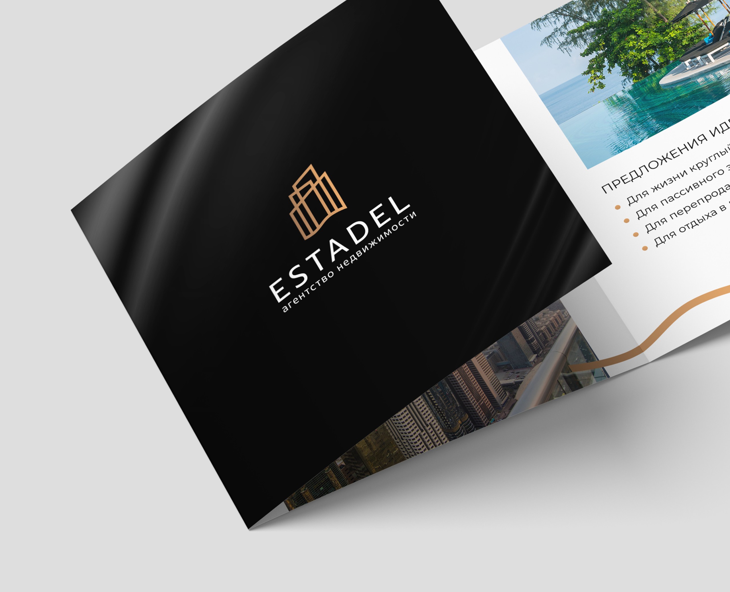 Логотип для агентства недвижимости «Estadel» — Брендинг на Dprofile