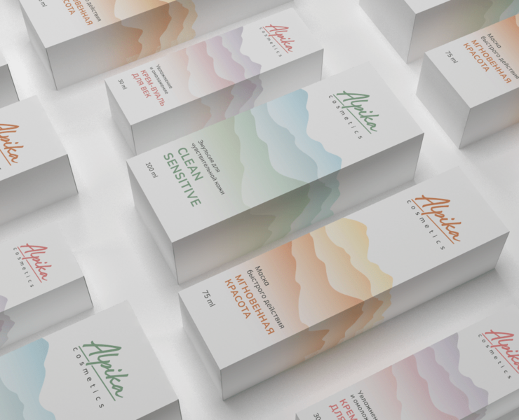 Редизайн упаковки косметики — Брендинг, Иллюстрация на Dprofile