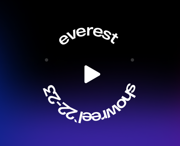 Showreel Everest 2022-2023 — Интерфейсы, Брендинг на Dprofile