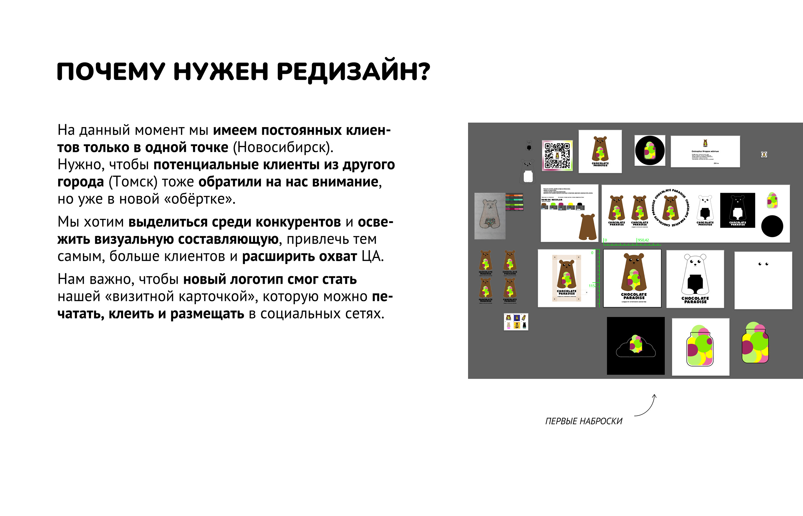 CHOCOLATE PARADISE редизайн логотипа | logo redesigne — Изображение №2 — Брендинг, Маркетинг на Dprofile