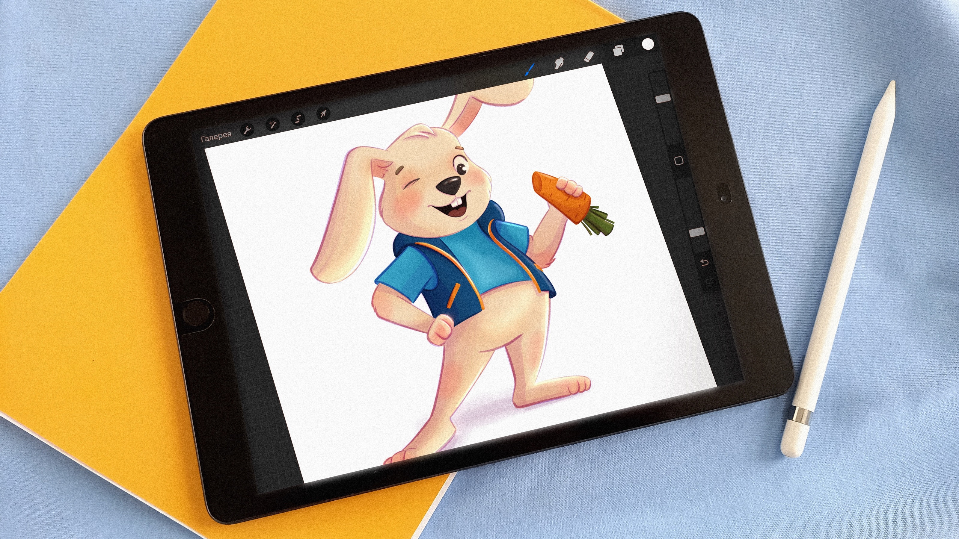 Illustration for Children's book about Rabbit — Изображение №3 — Иллюстрация на Dprofile