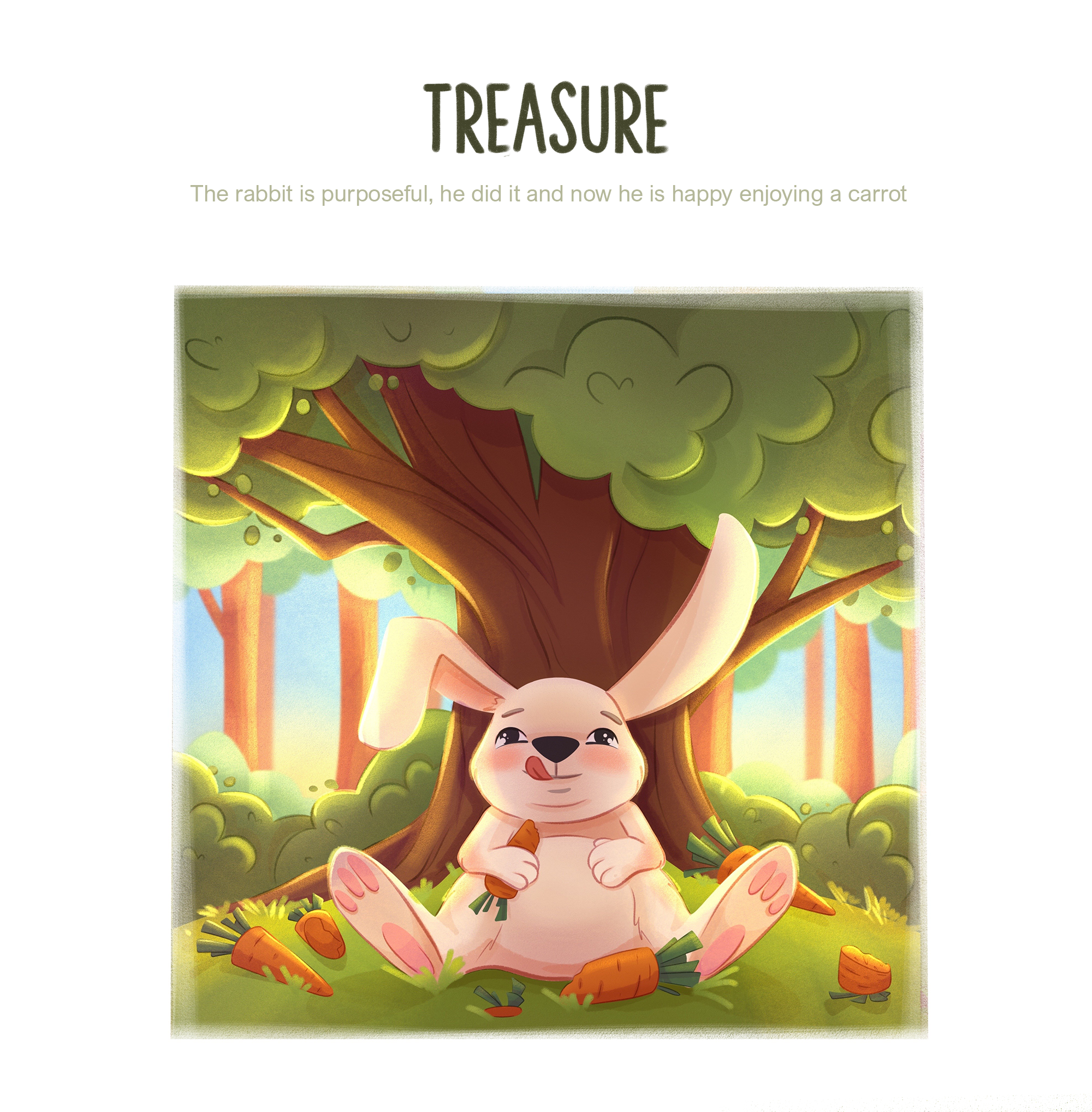 Illustration for Children's book about Rabbit — Изображение №9 — Иллюстрация на Dprofile
