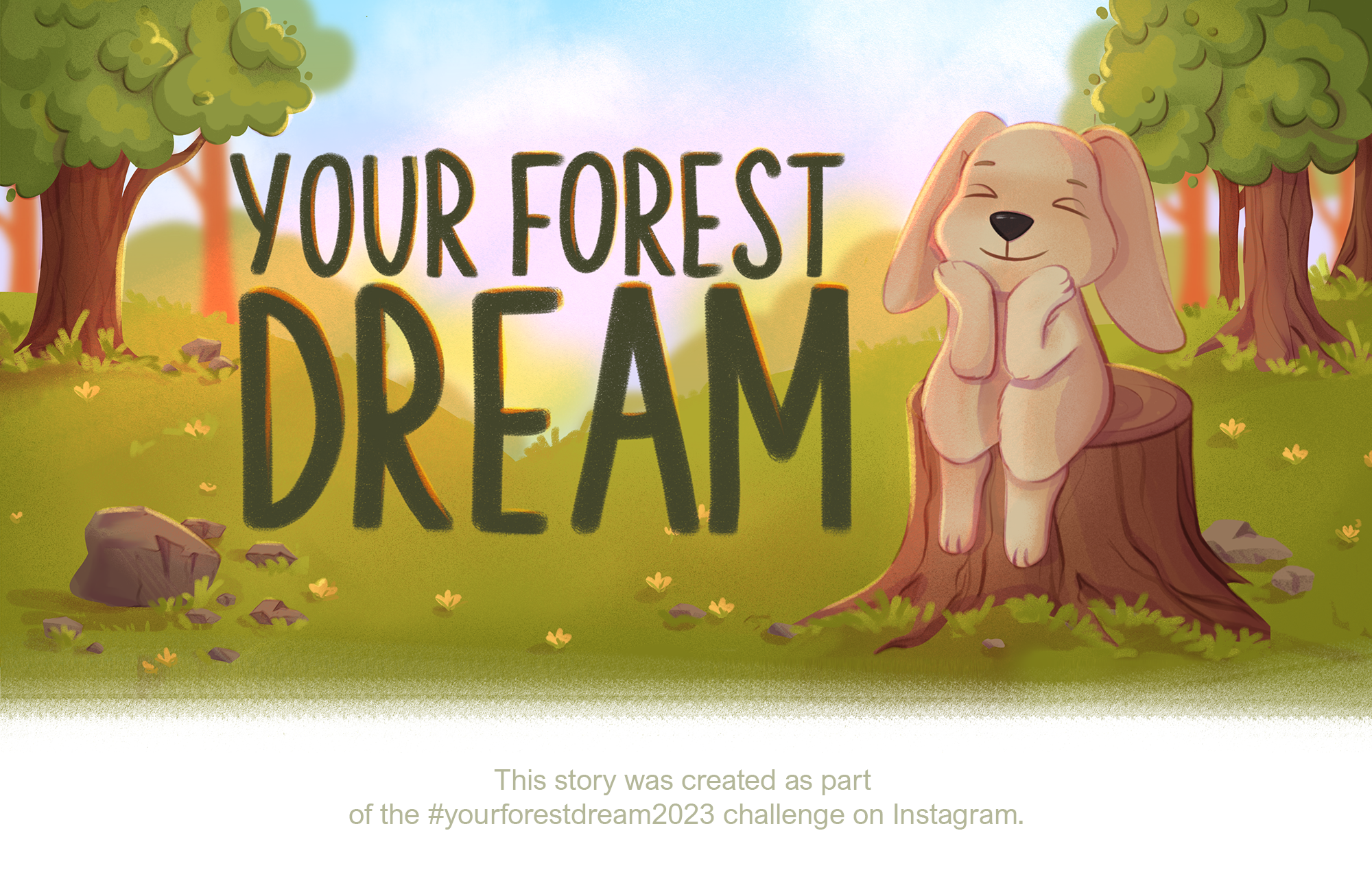 Illustration for Children's book about Rabbit — Изображение №1 — Иллюстрация на Dprofile