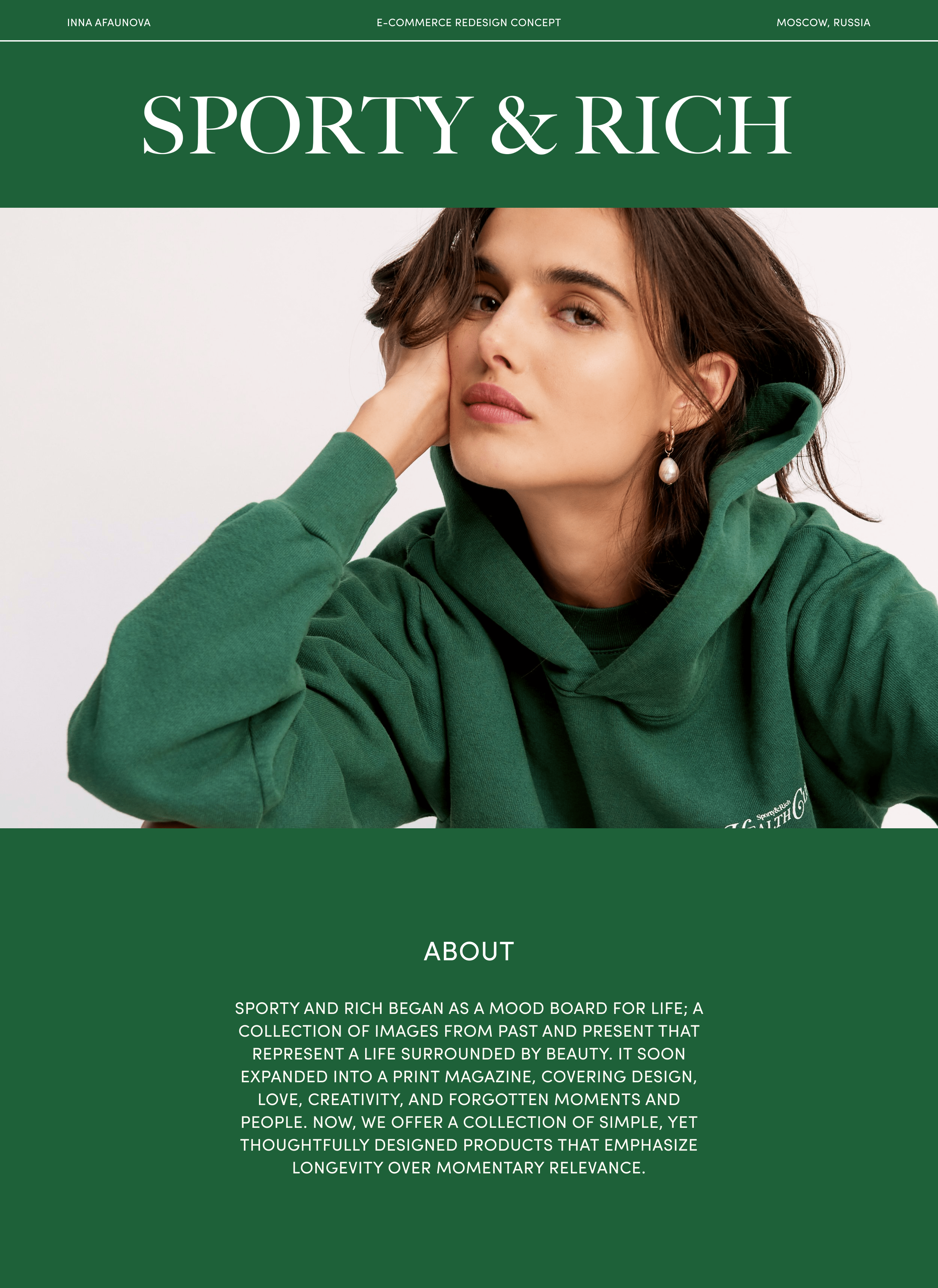 Sporty & Rich — Redesign Concept — Изображение №1 — Интерфейсы на Dprofile