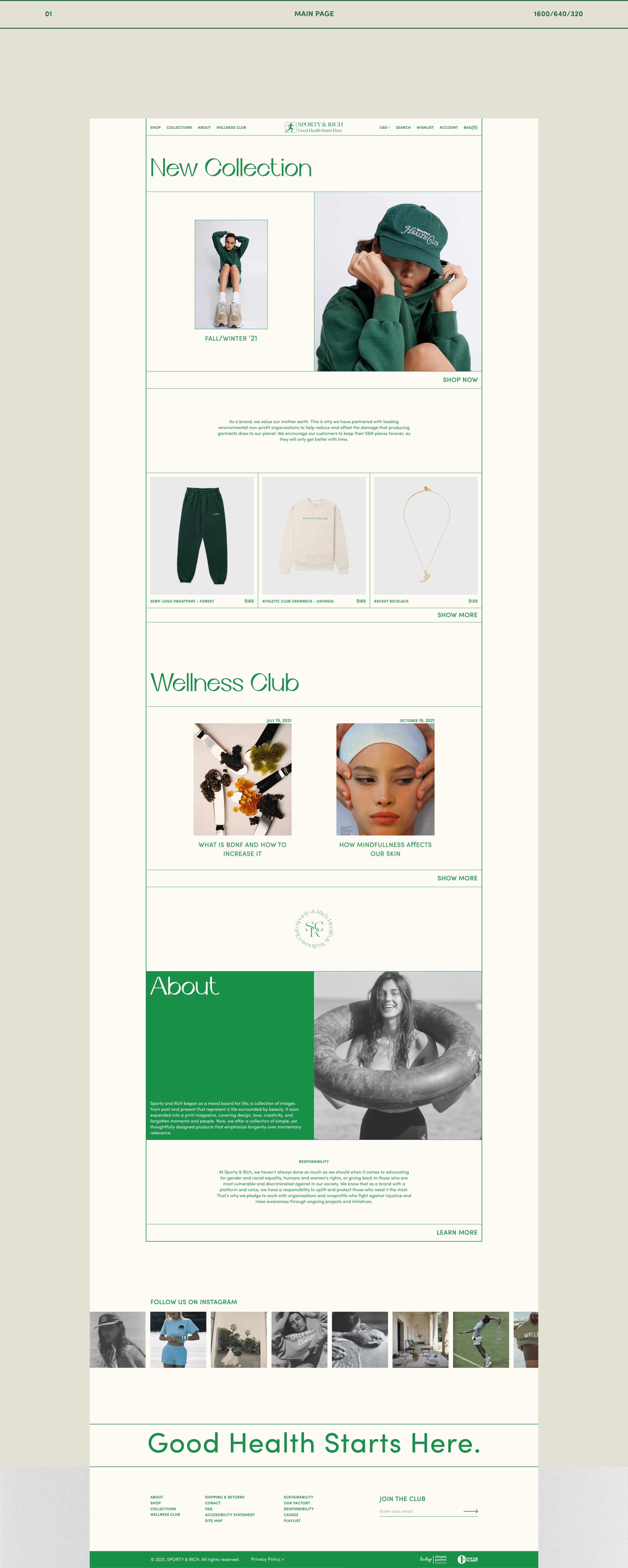 Sporty & Rich — Redesign Concept — Изображение №2 — Интерфейсы на Dprofile