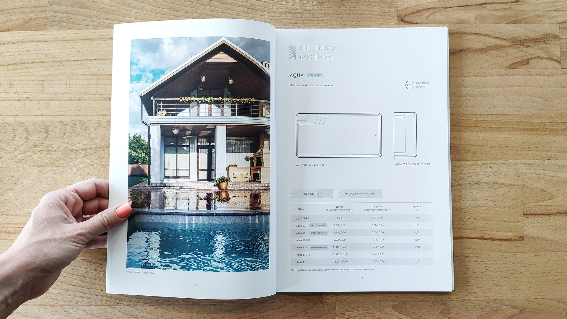 Compass Pools Russia Catalogue — Изображение №5 — Графика на Dprofile
