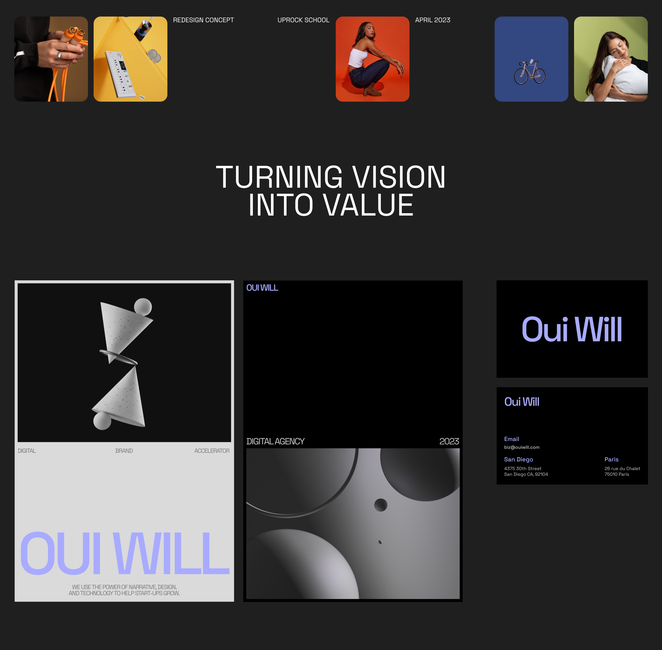Oui Will |Redesign concept — Изображение №1 — Интерфейсы на Dprofile