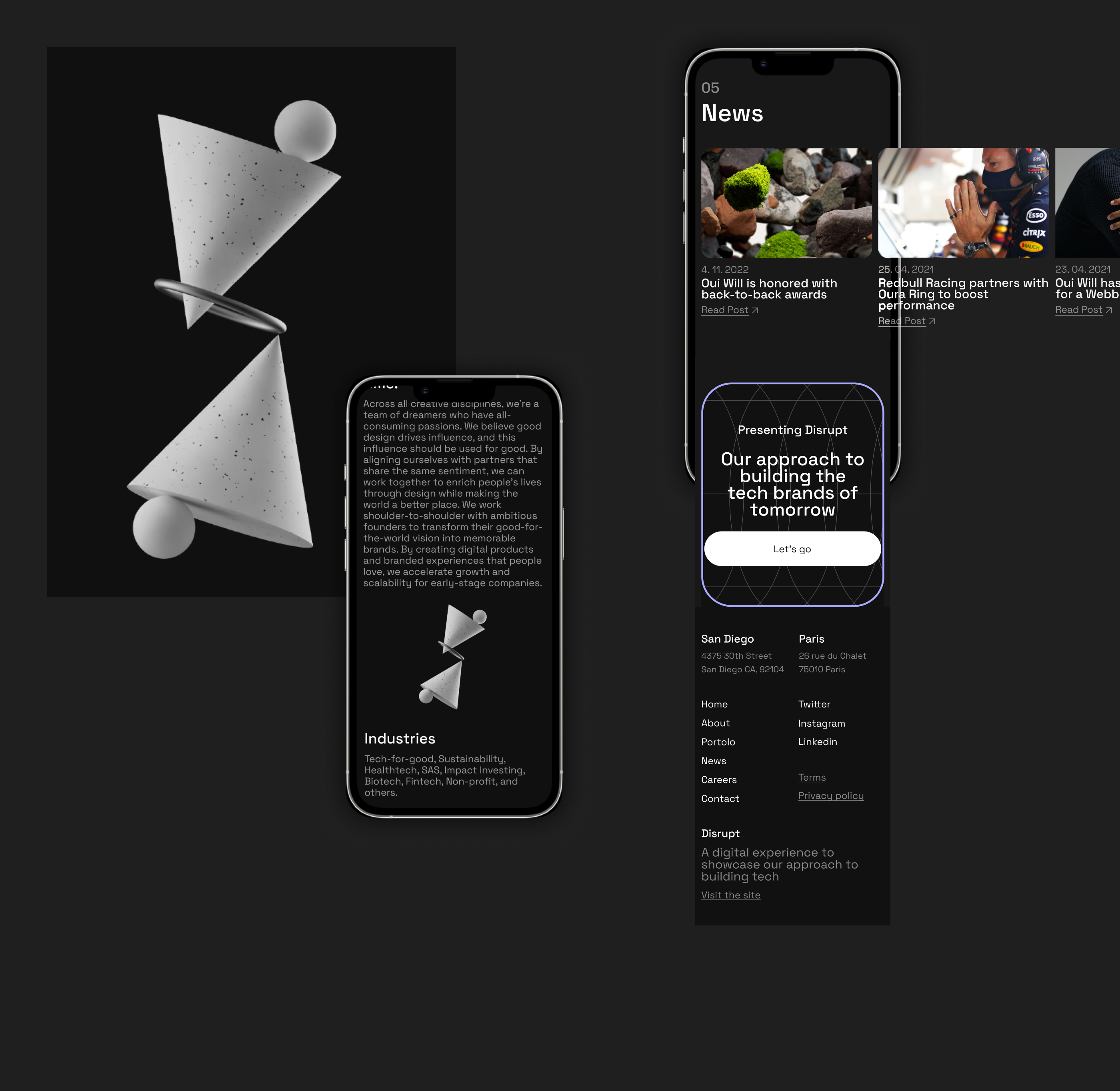 Oui Will |Redesign concept — Изображение №3 — Интерфейсы на Dprofile