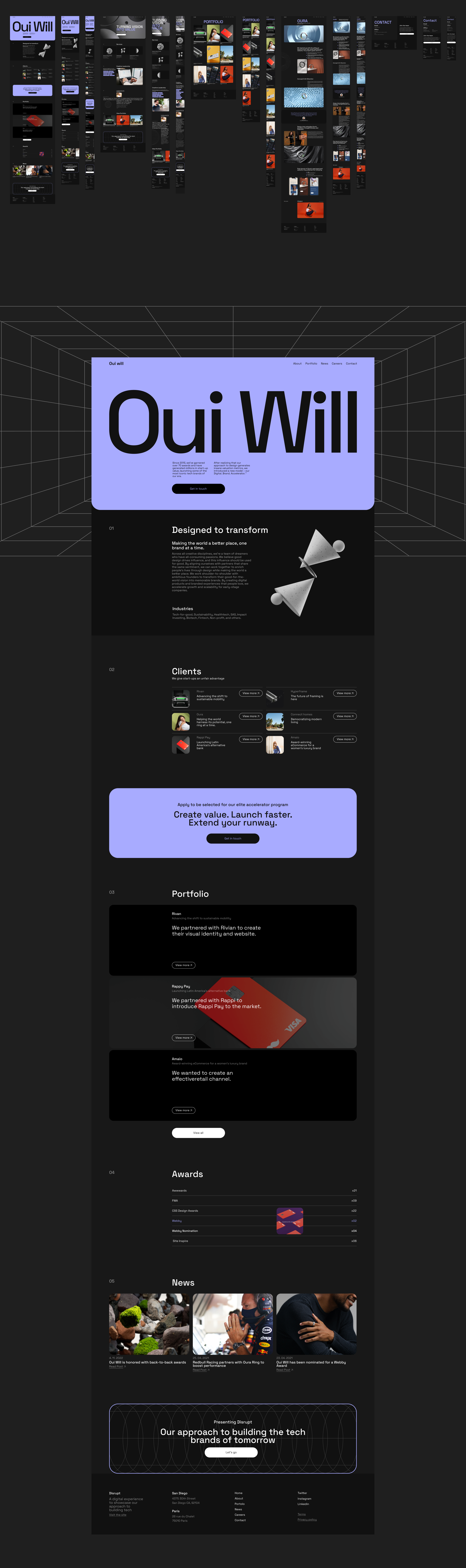 Oui Will |Redesign concept — Изображение №2 — Интерфейсы на Dprofile