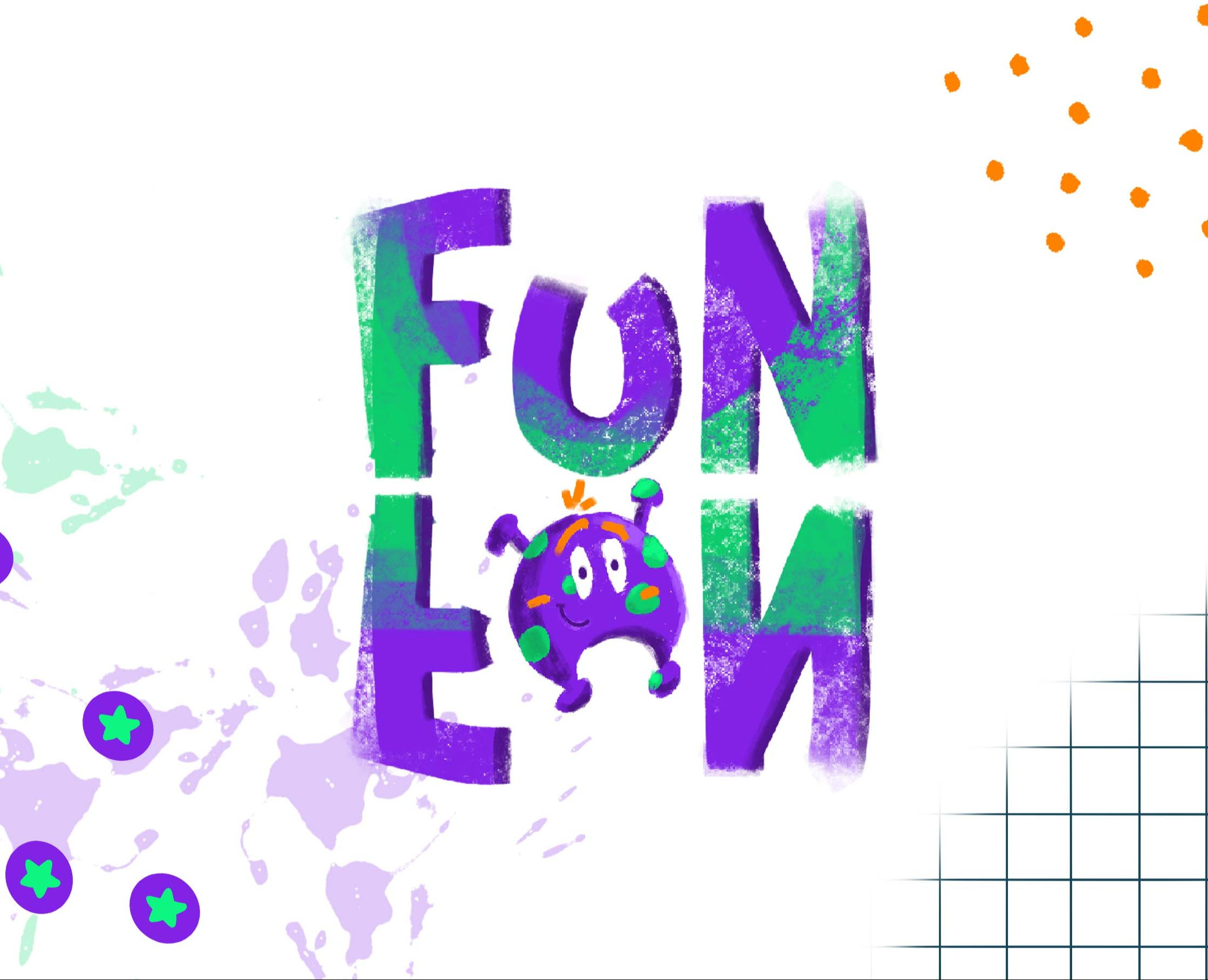 Разработка логотипа для развлекательного центра "Fun-fun" — Брендинг, Иллюстрация на Dprofile