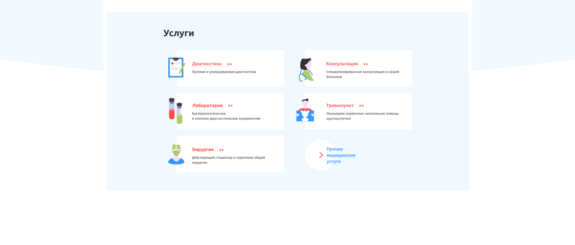 Regional Children's Hospital | Medical website — Изображение №4 — Интерфейсы, Анимация на Dprofile