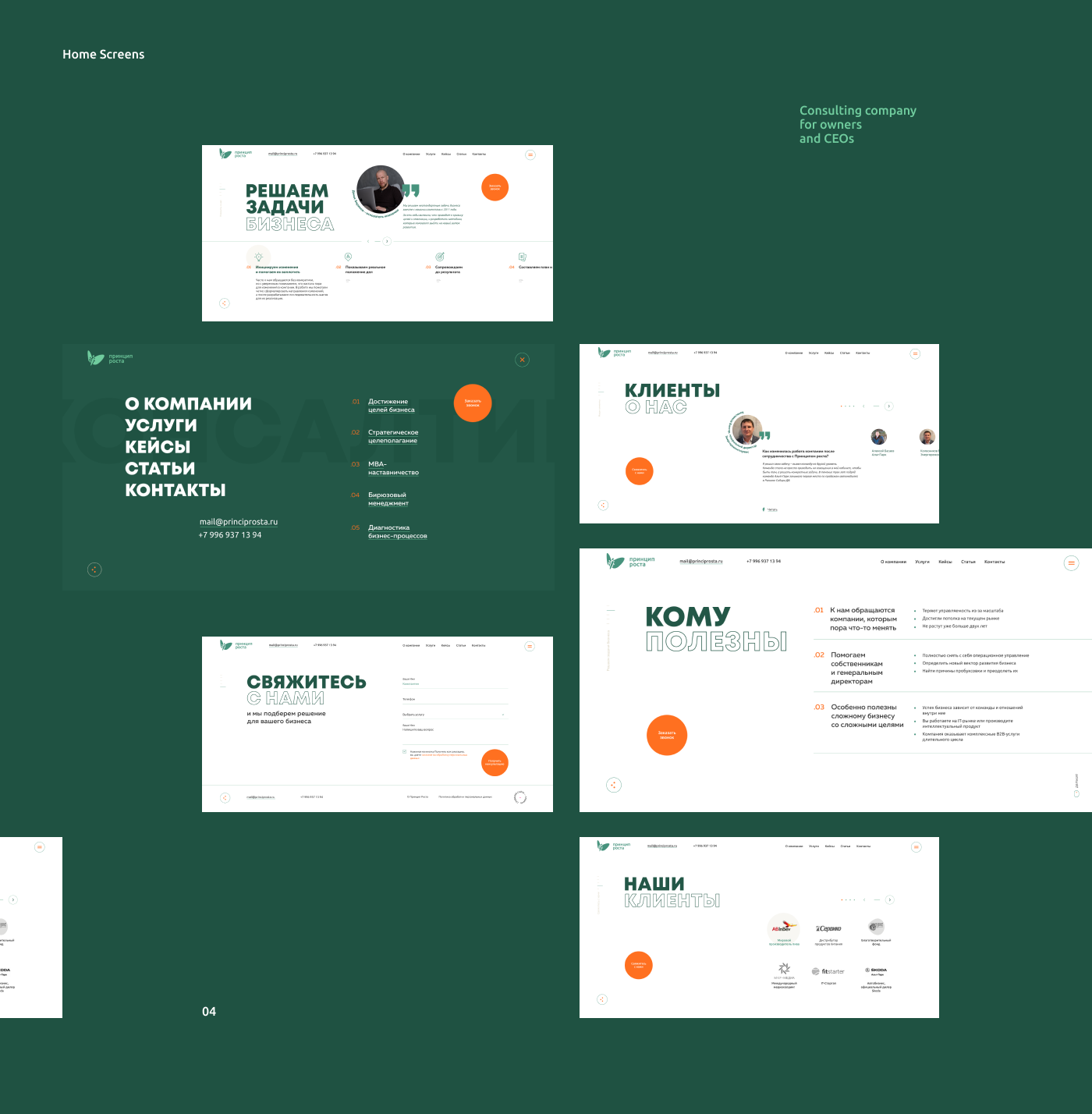 Consulting company — Изображение №4 — Интерфейсы, Анимация на Dprofile