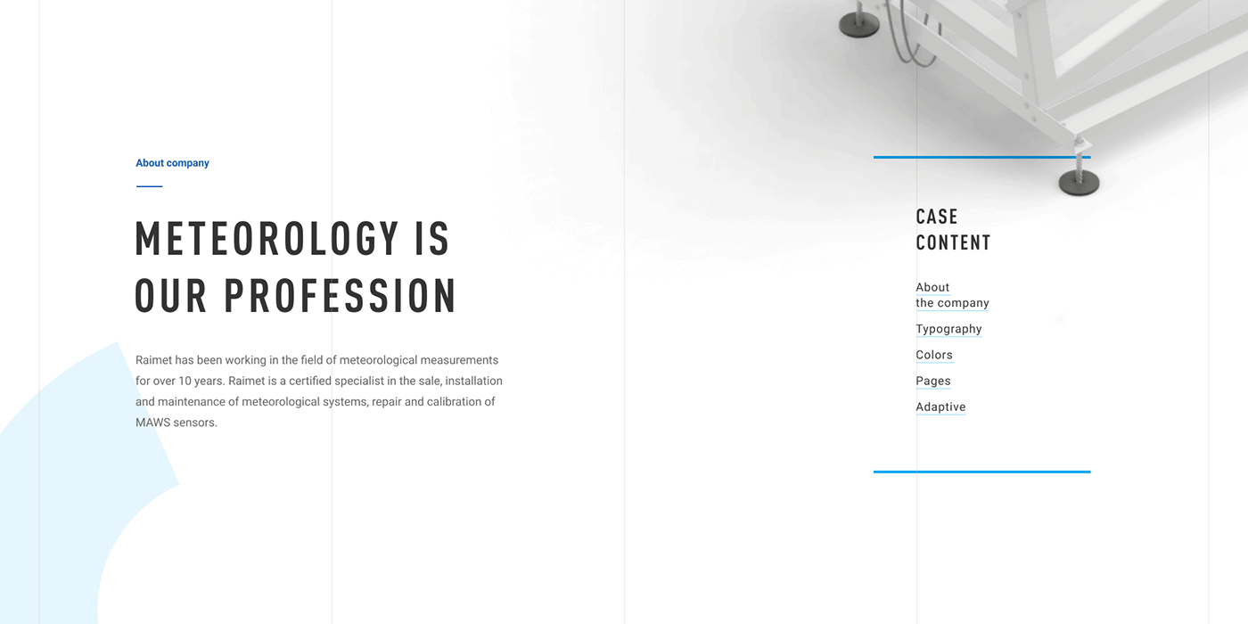 RAIMET | Метеорологическое оборудование — Изображение №2 — Интерфейсы, 3D на Dprofile