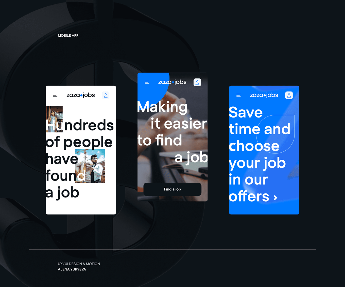ZAZA.jobs | job search website — Изображение №11 — Интерфейсы на Dprofile