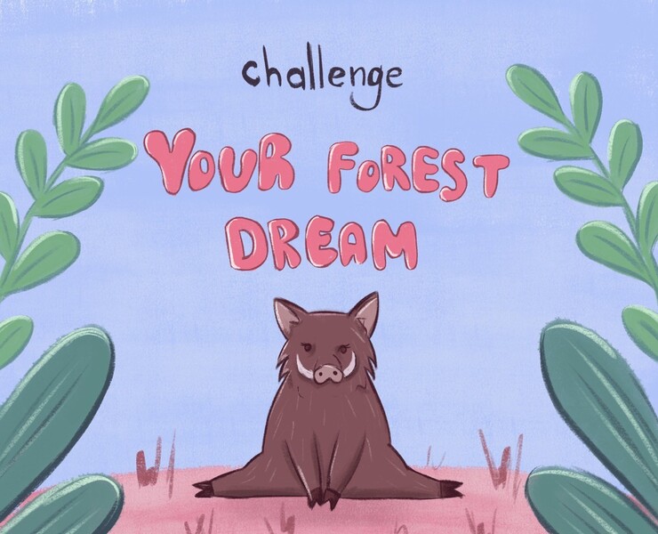 Art challenge “YOU FOREST DREAM” — Иллюстрация, Графика на Dprofile