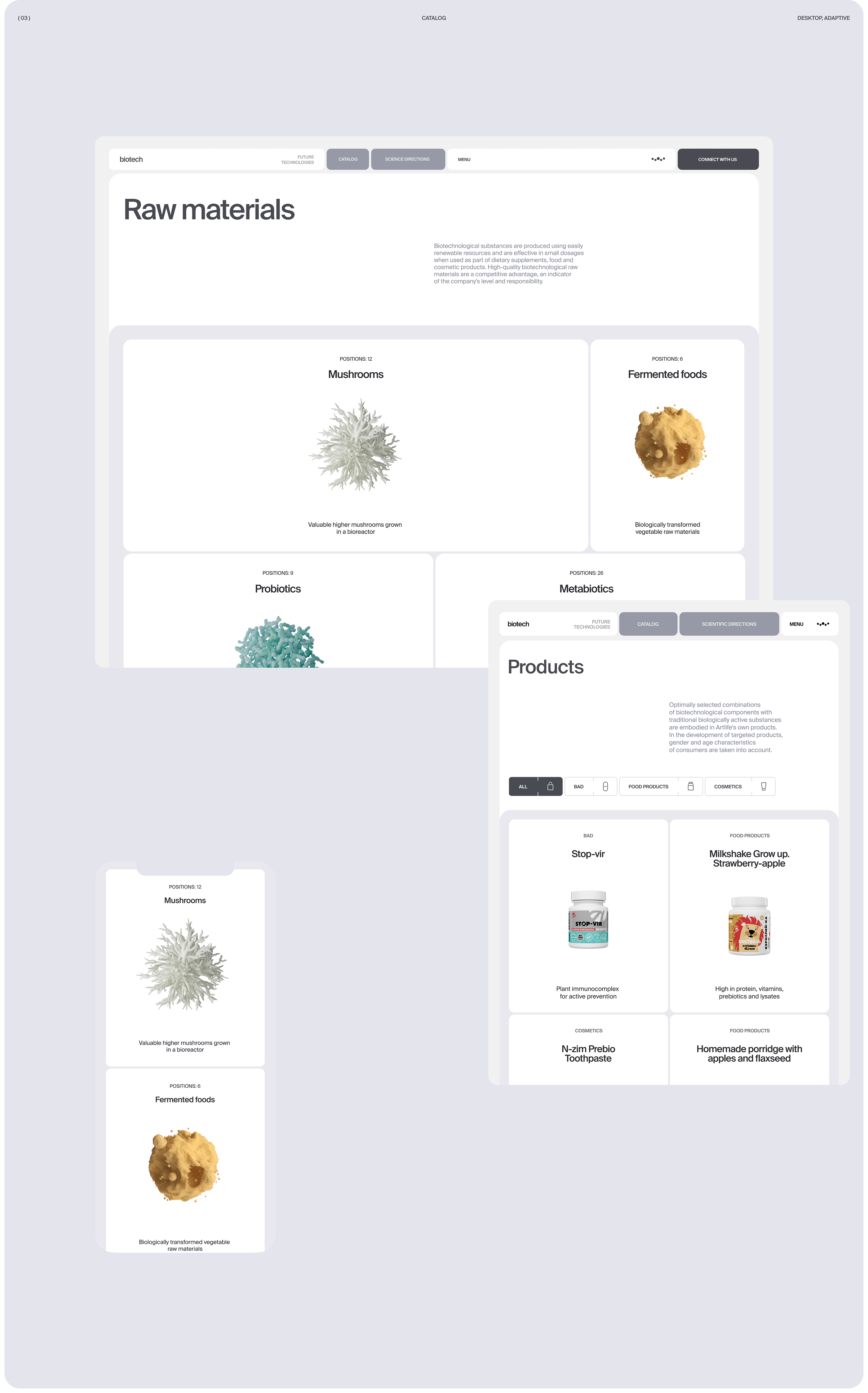 Biotech — Изображение №7 — Интерфейсы на Dprofile