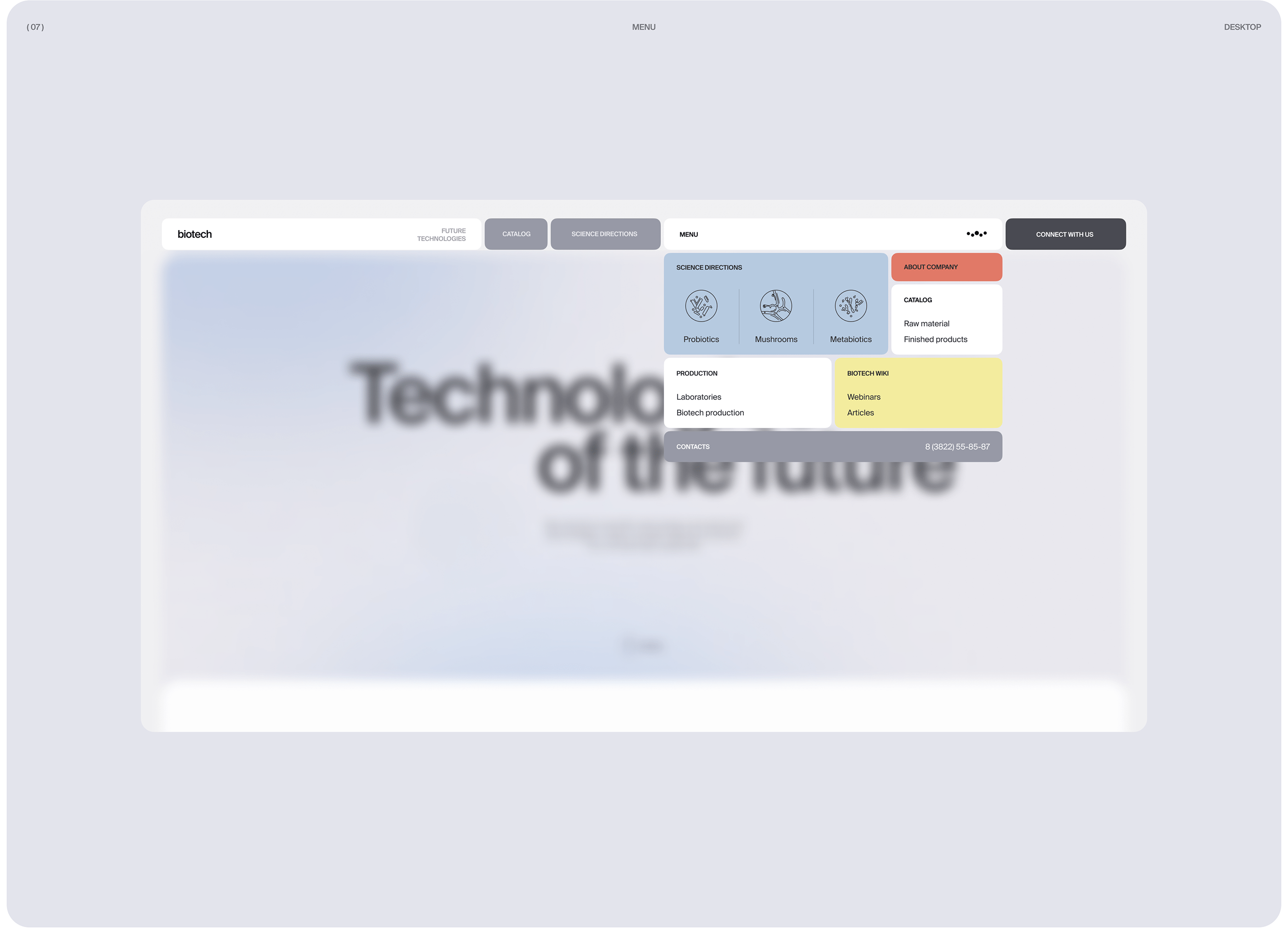 Biotech — Изображение №15 — Интерфейсы на Dprofile