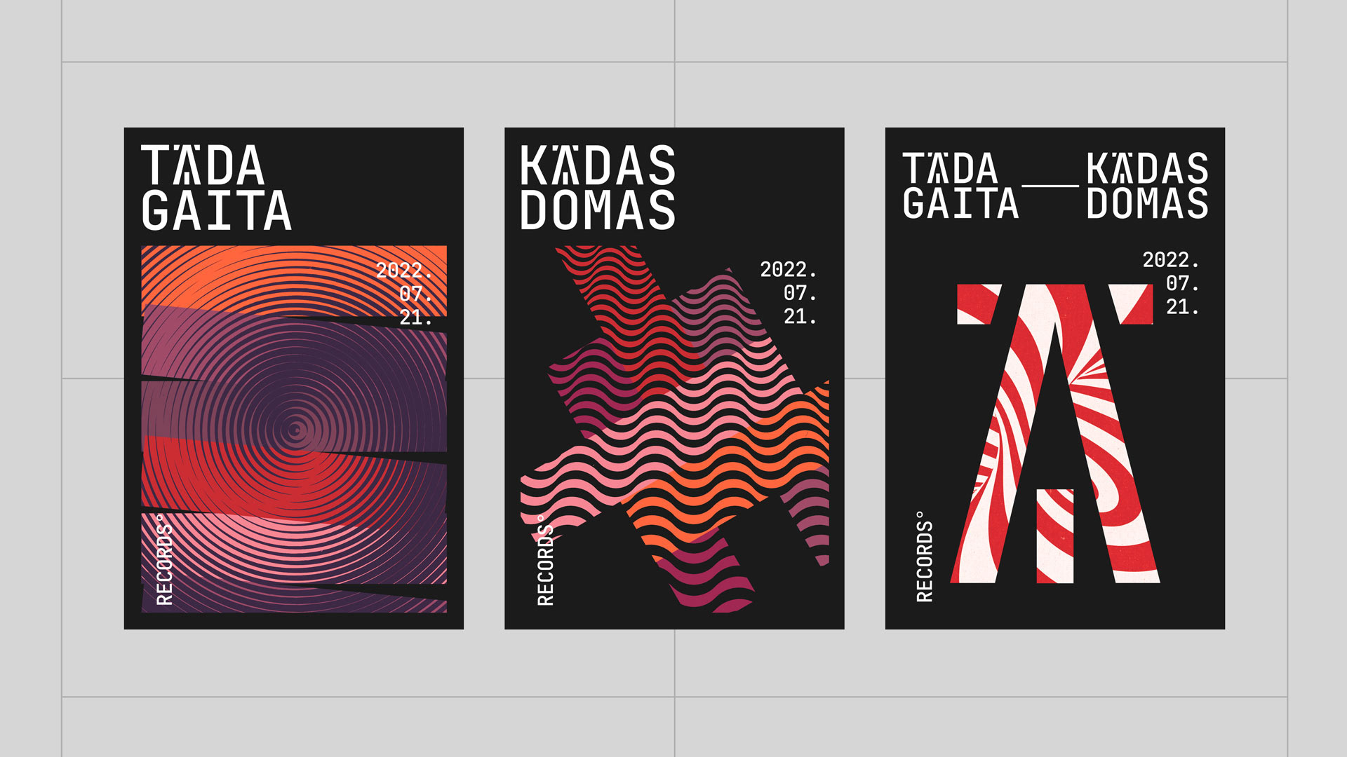 Label logo design Tada Gaita and Kadas Domas — Изображение №7 — Брендинг на Dprofile