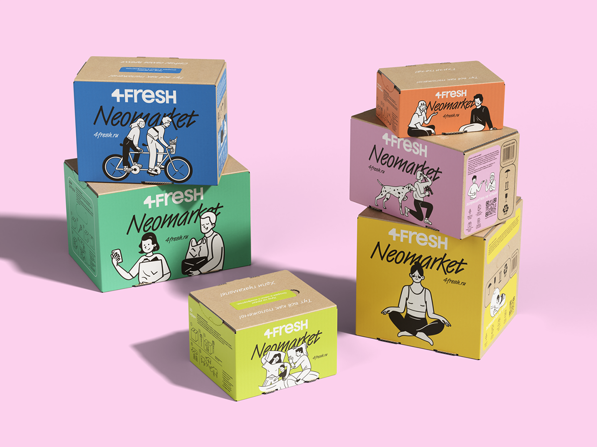 4FRESH Boxes — Изображение №10 — Брендинг на Dprofile