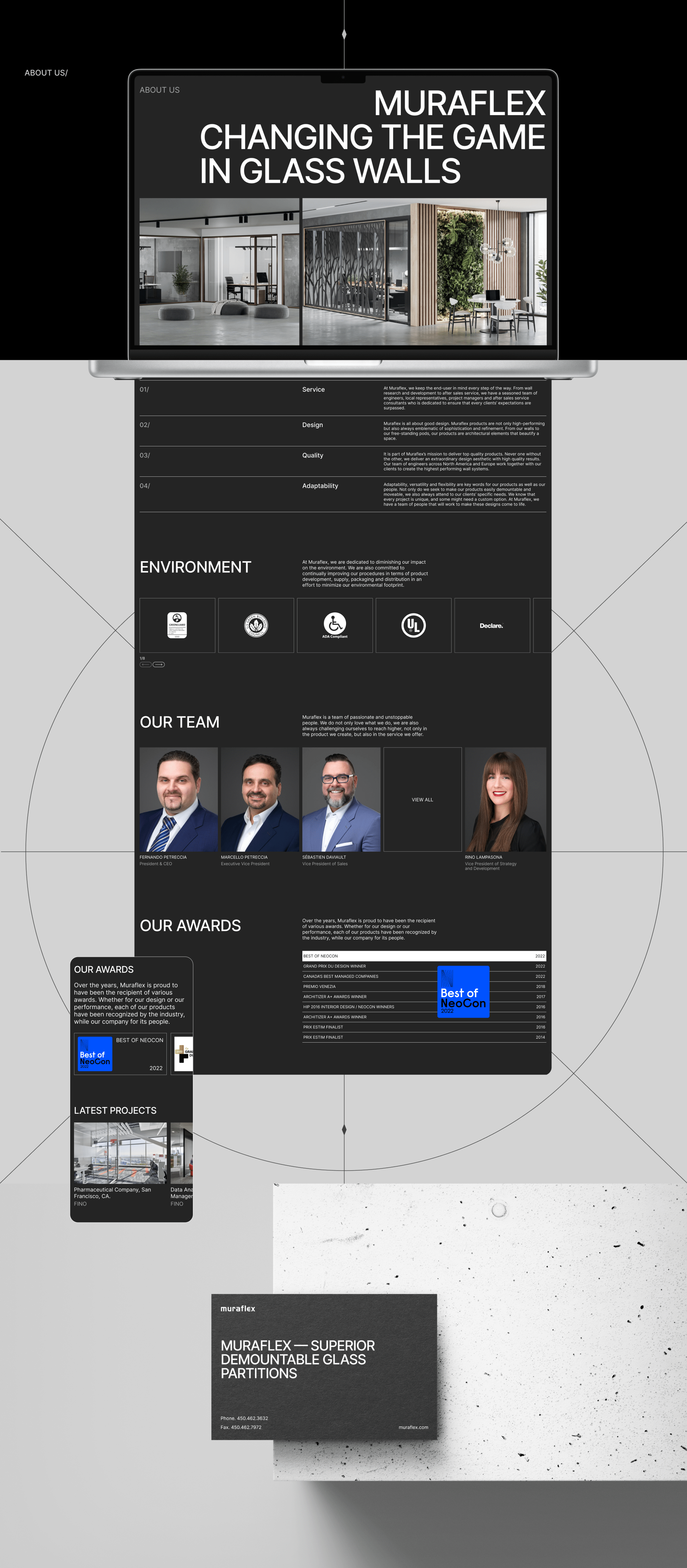 MURAFLEX redesign concept — Изображение №4 — Интерфейсы, Брендинг на Dprofile