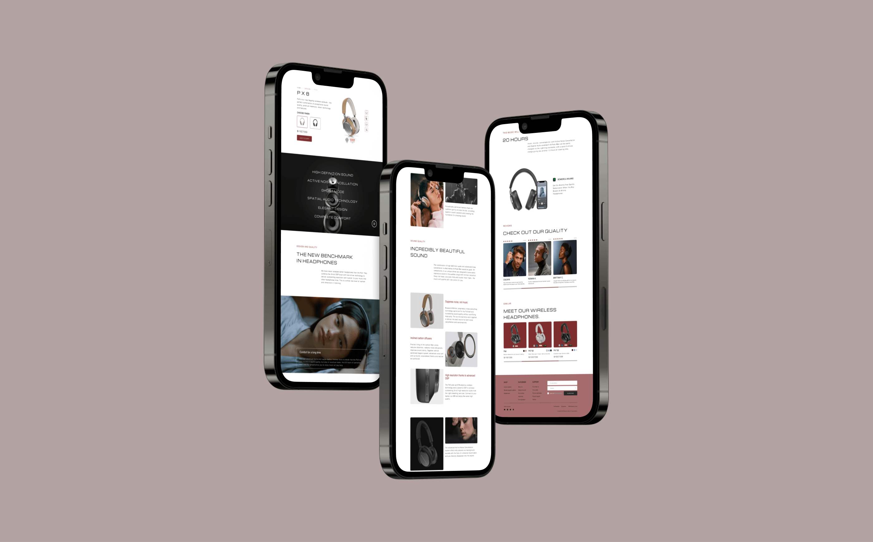 BOWERS & WILKINS `23 — Изображение №8 — Брендинг, Интерфейсы на Dprofile