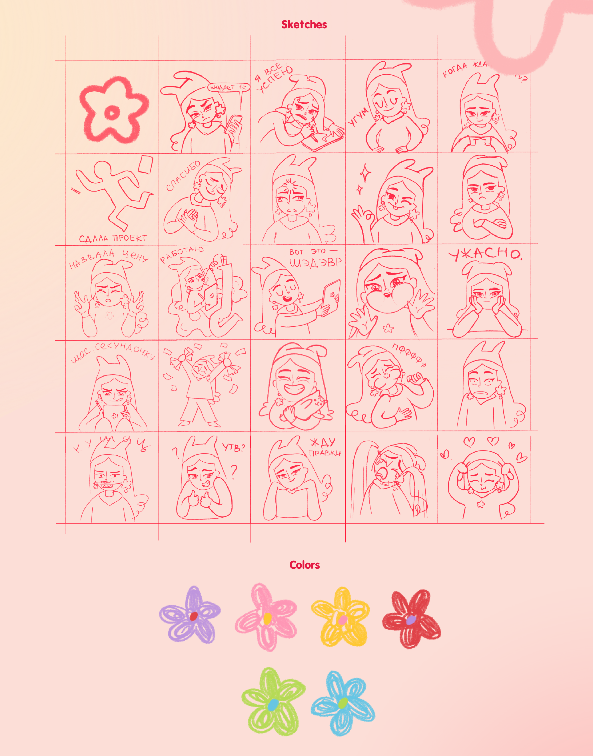 СТИКЕРЫ ТЕЛЕГРАМ. Дизайн стикеров — Изображение №3 — Брендинг, Иллюстрация на Dprofile