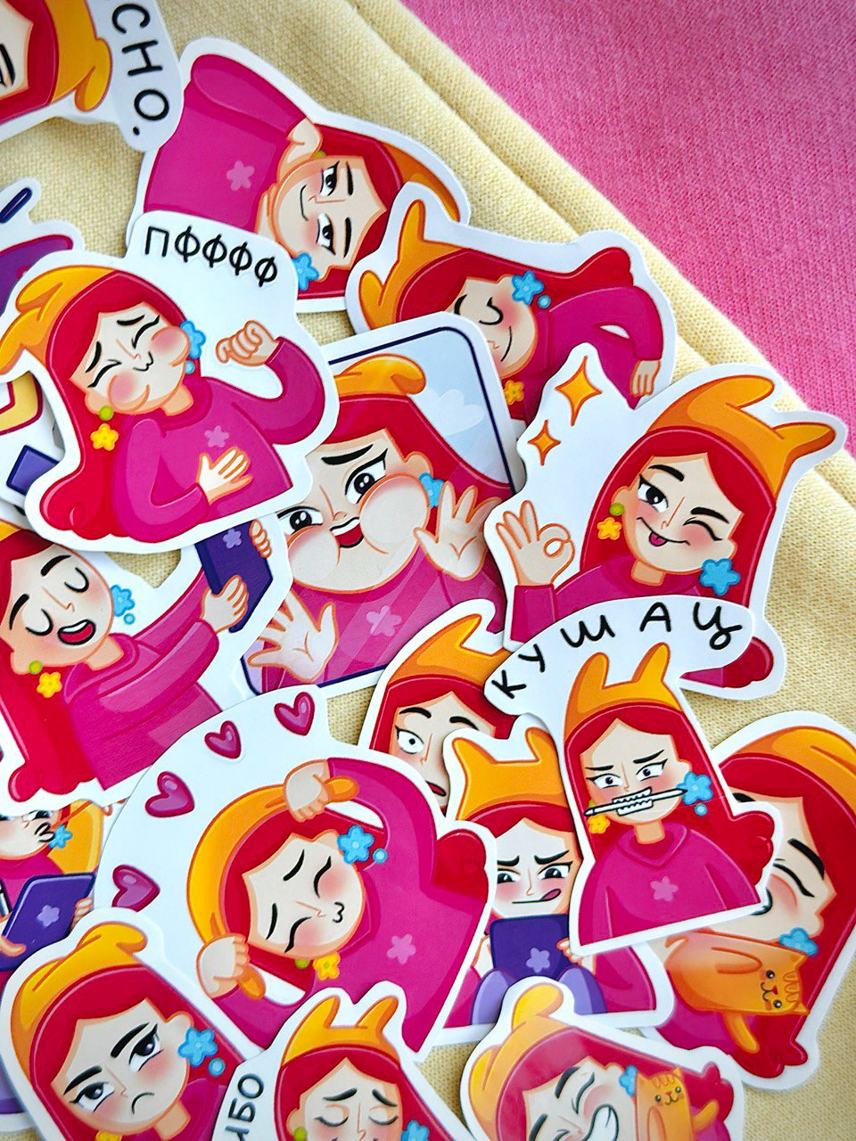 СТИКЕРЫ ТЕЛЕГРАМ. Дизайн стикеров — Изображение №10 — Брендинг, Иллюстрация на Dprofile