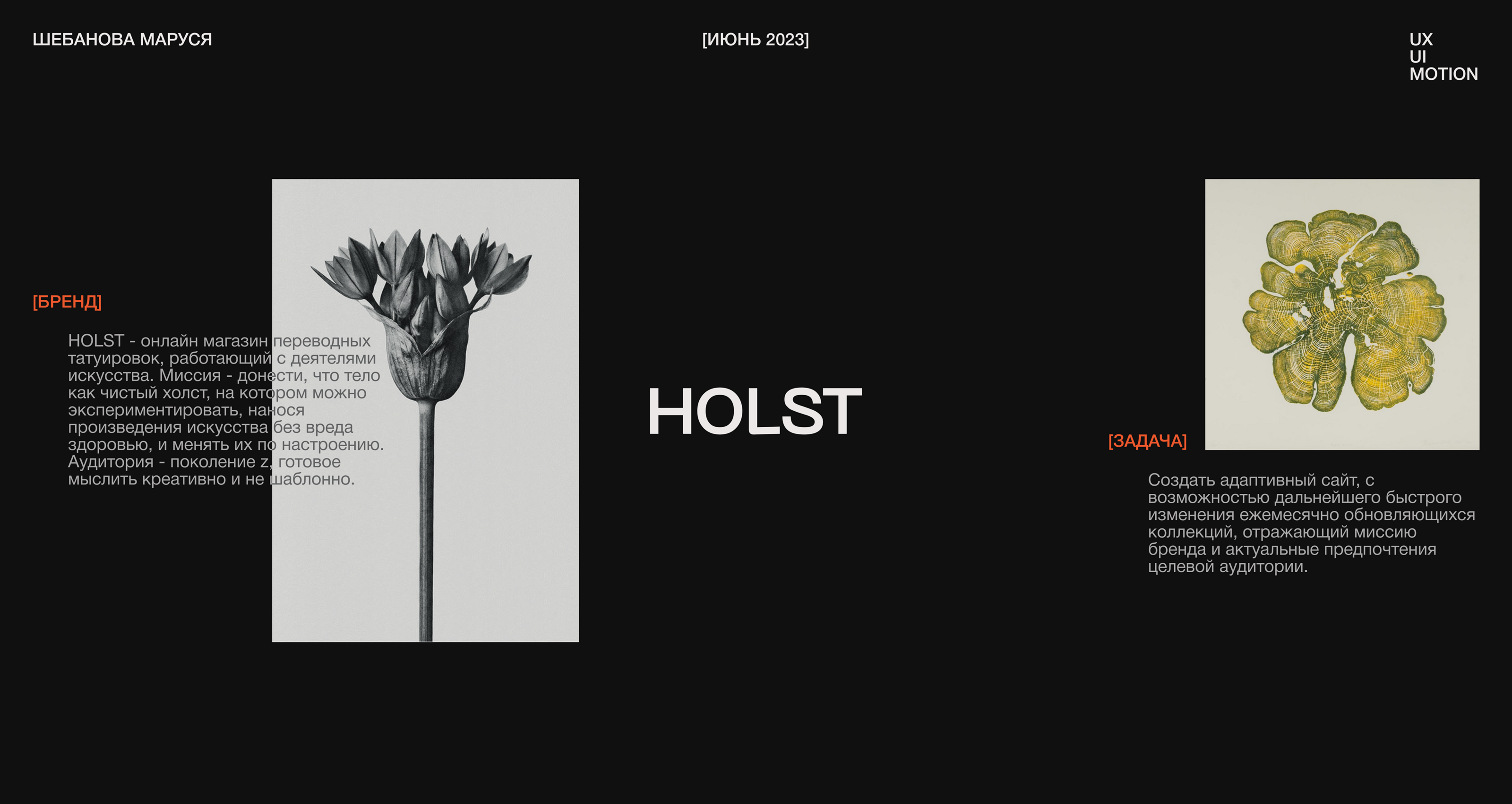 HOLST tattoos | e-commerce — Изображение №1 — Интерфейсы на Dprofile