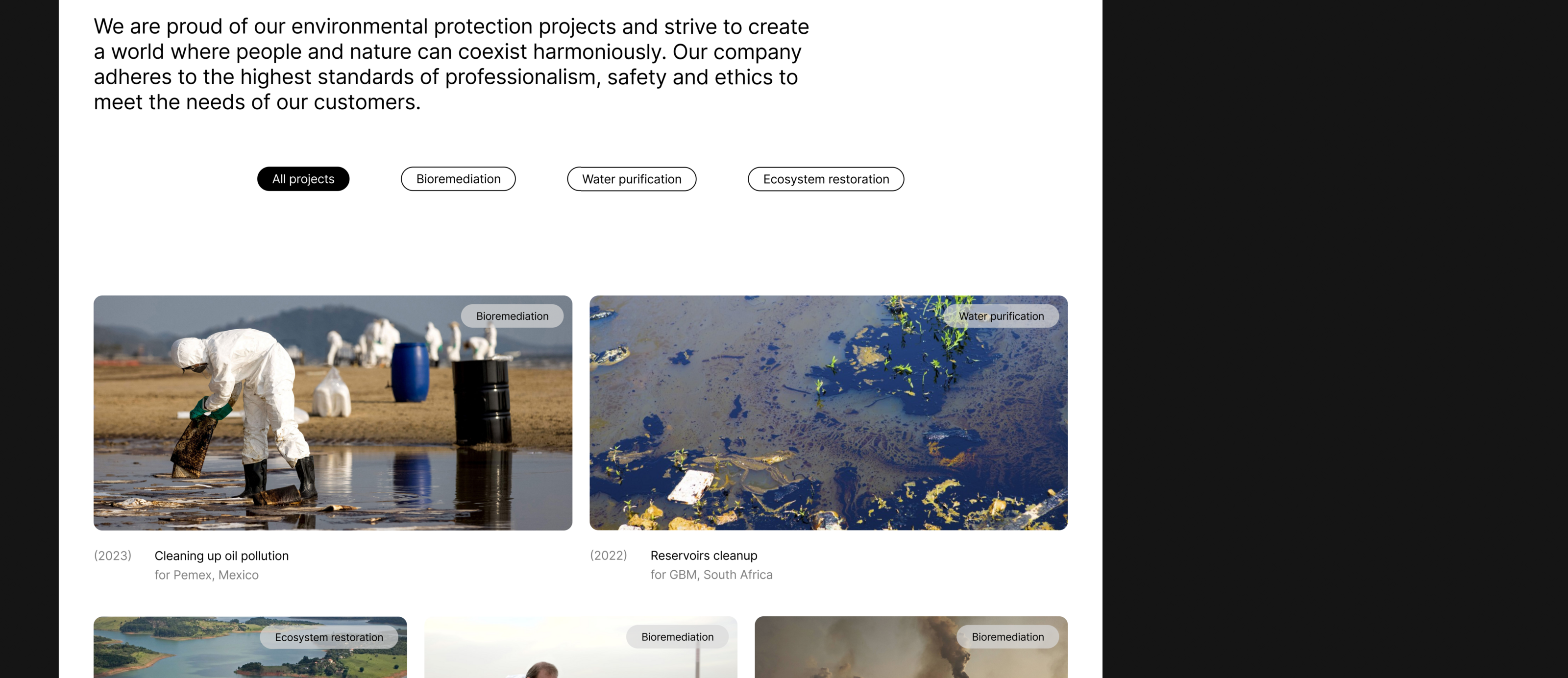 Eco Solutions | Corporate website — Изображение №14 — Интерфейсы на Dprofile