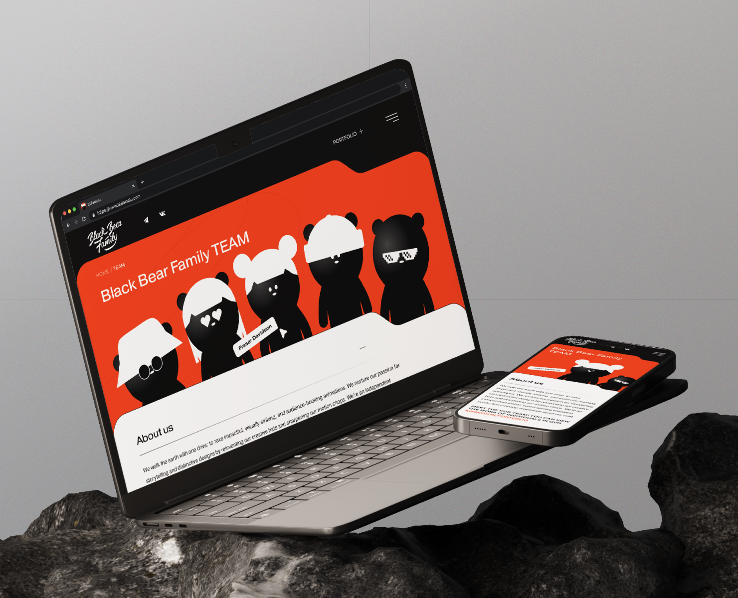 Black Bear Family | Video Production на Dprofile