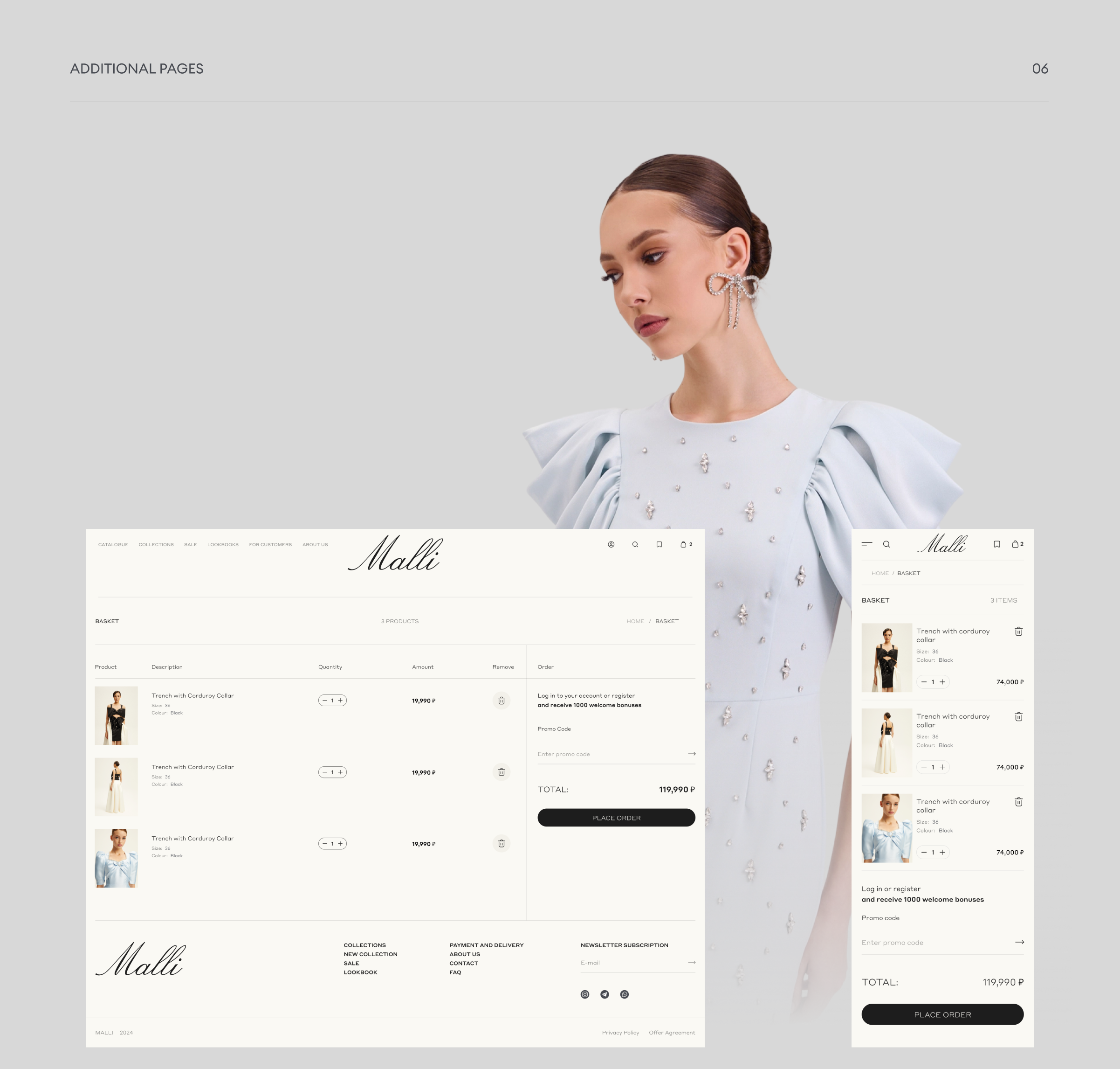 Malli | e-commerce — Изображение №13 — Интерфейсы на Dprofile