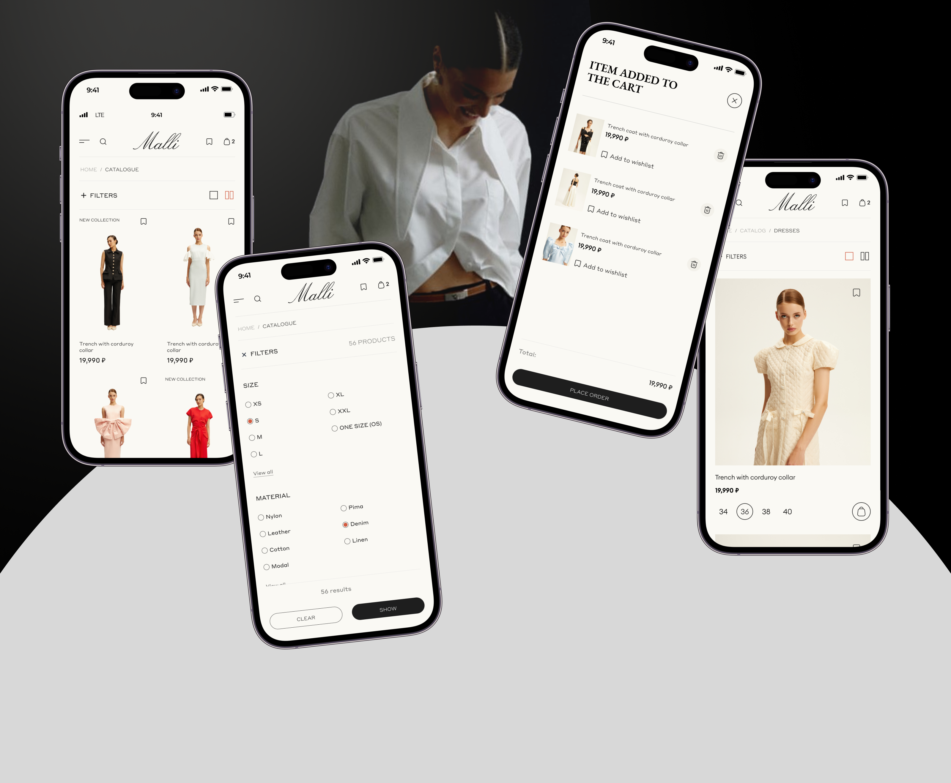 Malli | e-commerce — Изображение №8 — Интерфейсы на Dprofile