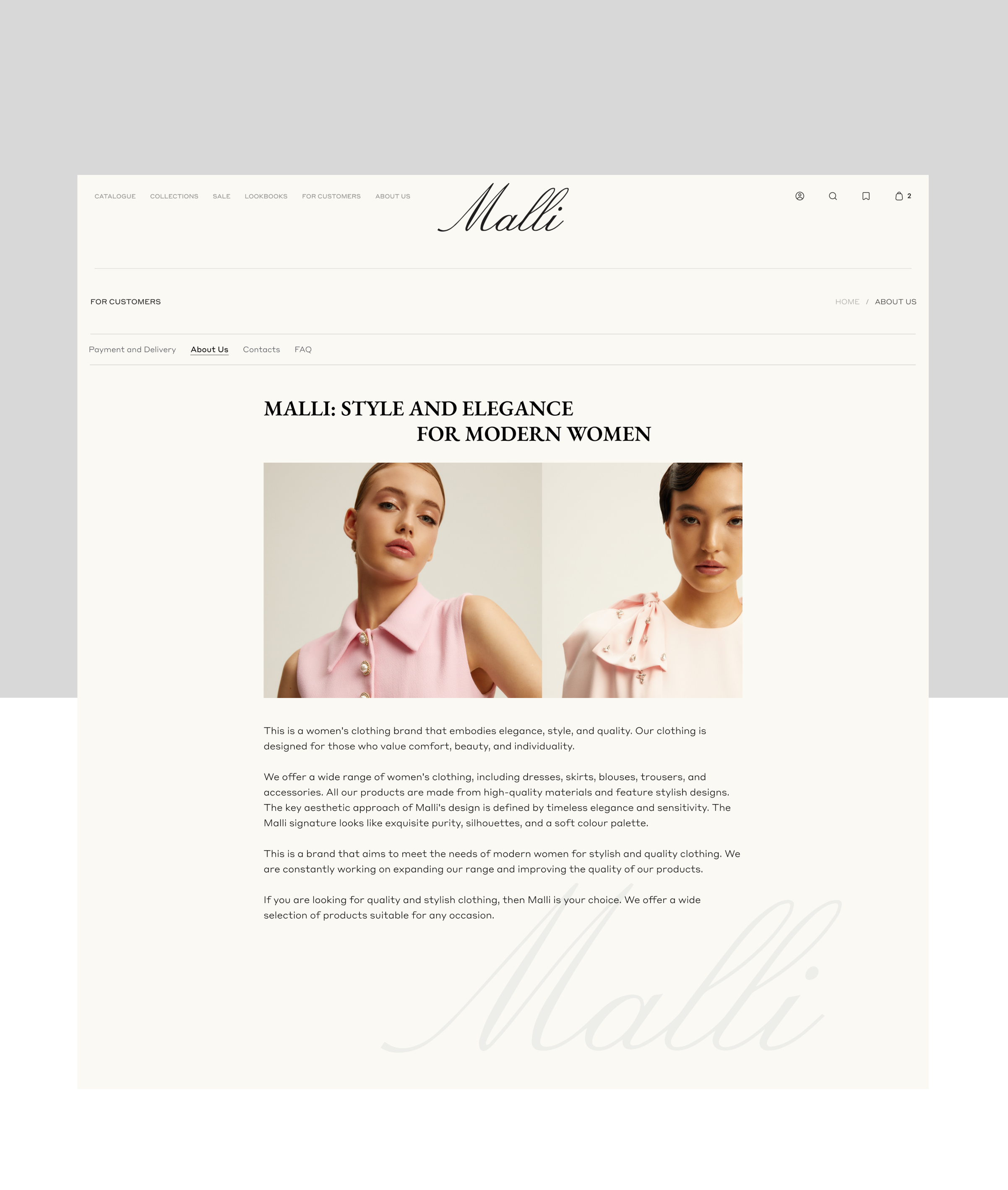 Malli | e-commerce — Изображение №14 — Интерфейсы на Dprofile