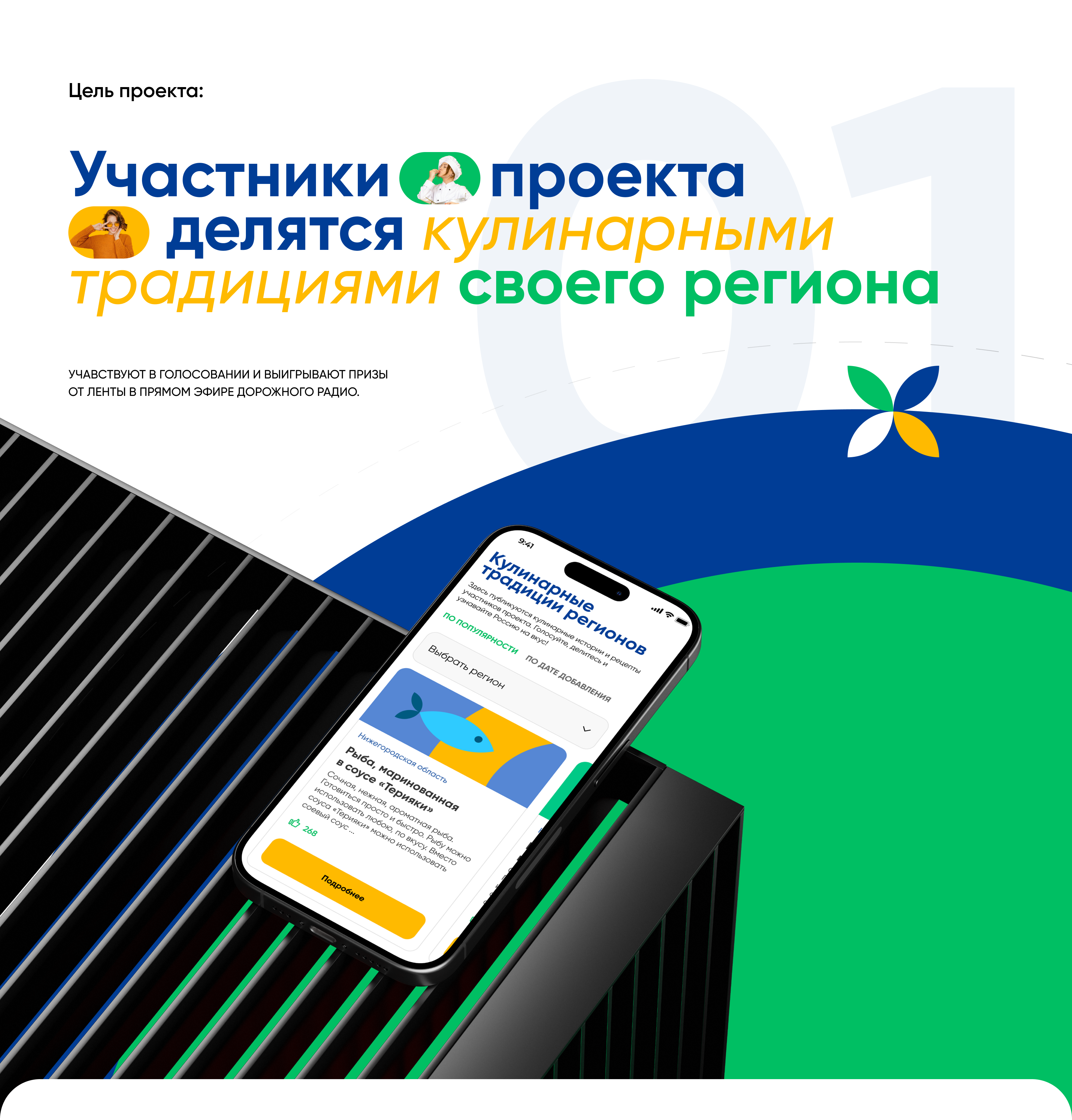 Узнавайте Россию. На вкус — Изображение №4 — Интерфейсы, Брендинг на Dprofile