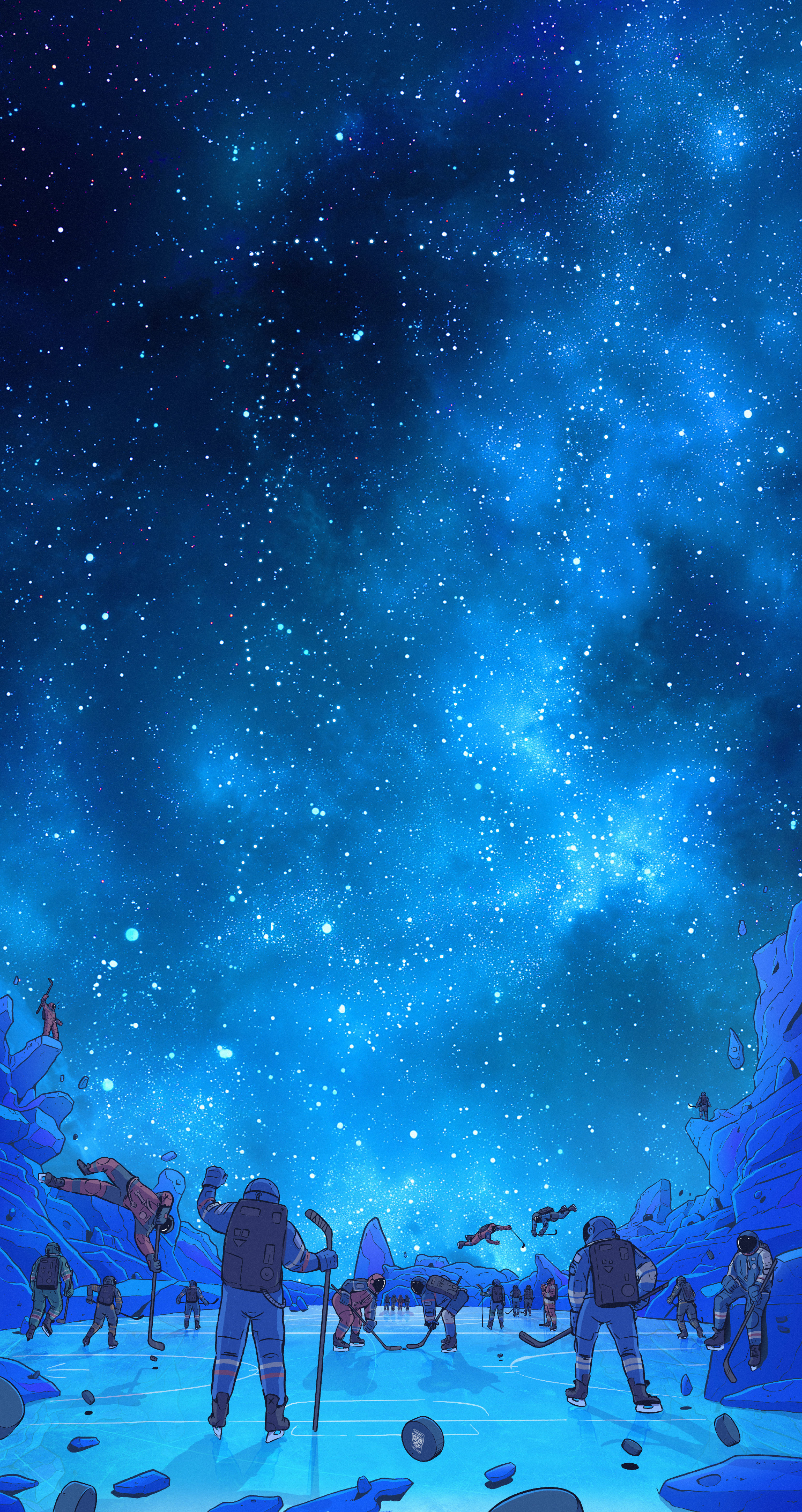 Cosmic Hockey League — Изображение №2 — Иллюстрация на Dprofile