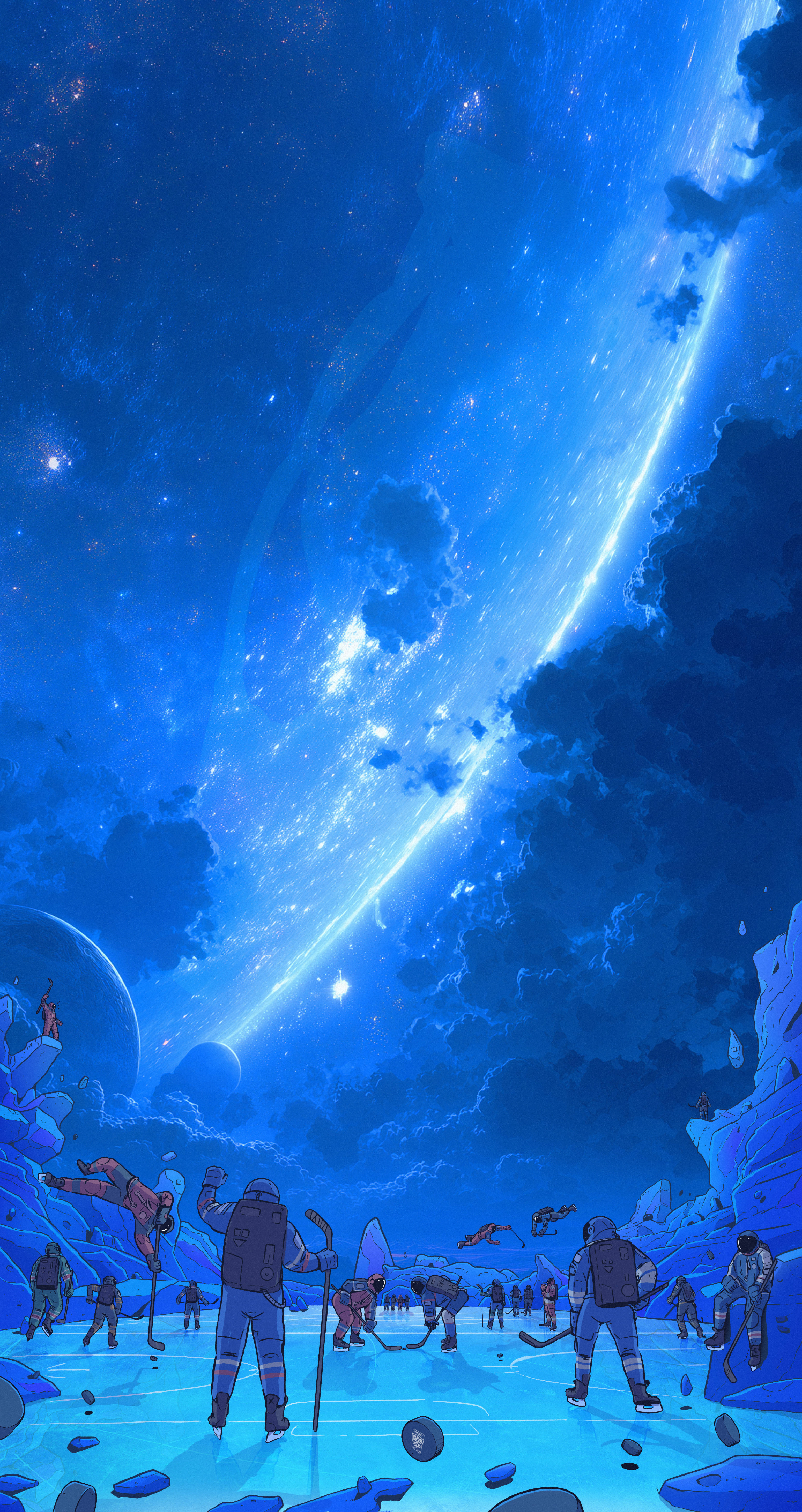 Cosmic Hockey League — Изображение №5 — Иллюстрация на Dprofile