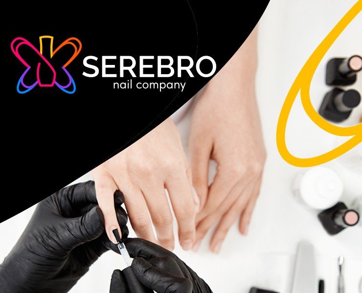 Новая айдентика для Serebro производителя гель - лаков на Dprofile