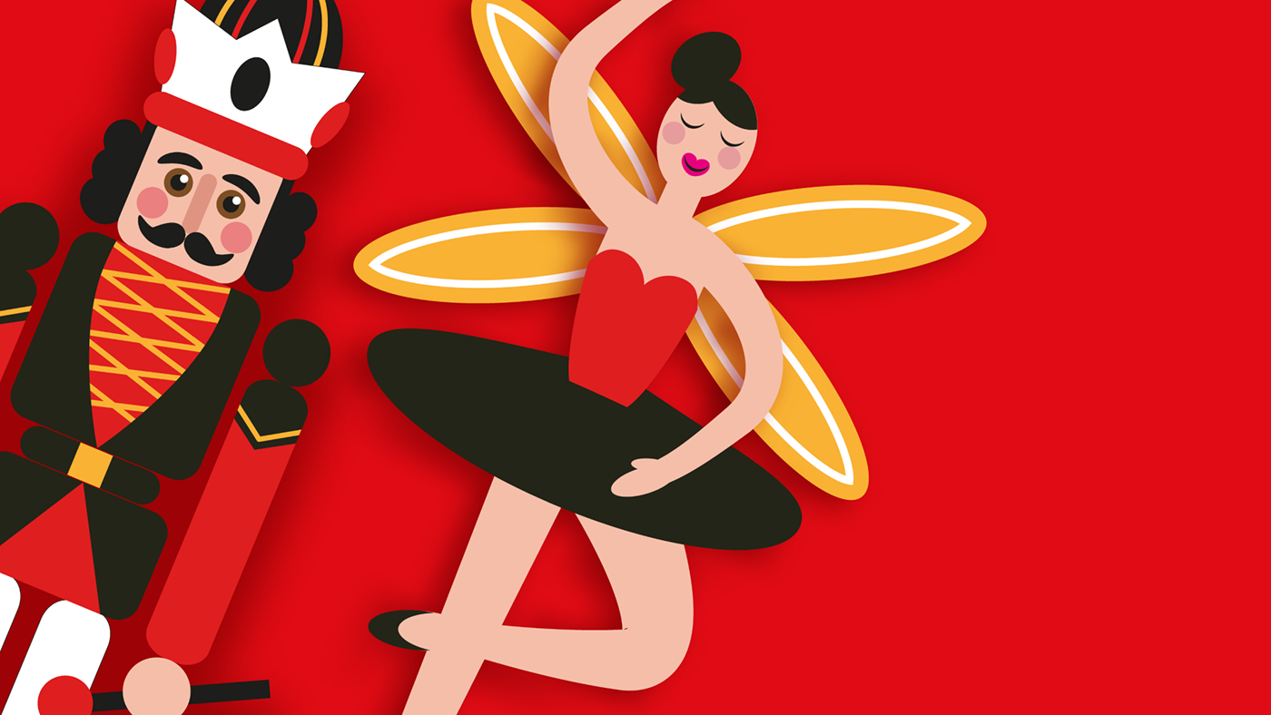 Christmas Nutcracker Greetings with kids worksheets — Изображение №14 — Иллюстрация, Графика на Dprofile