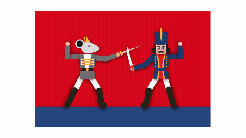 Christmas Nutcracker Greetings with kids worksheets — Изображение №13 — Иллюстрация, Графика на Dprofile