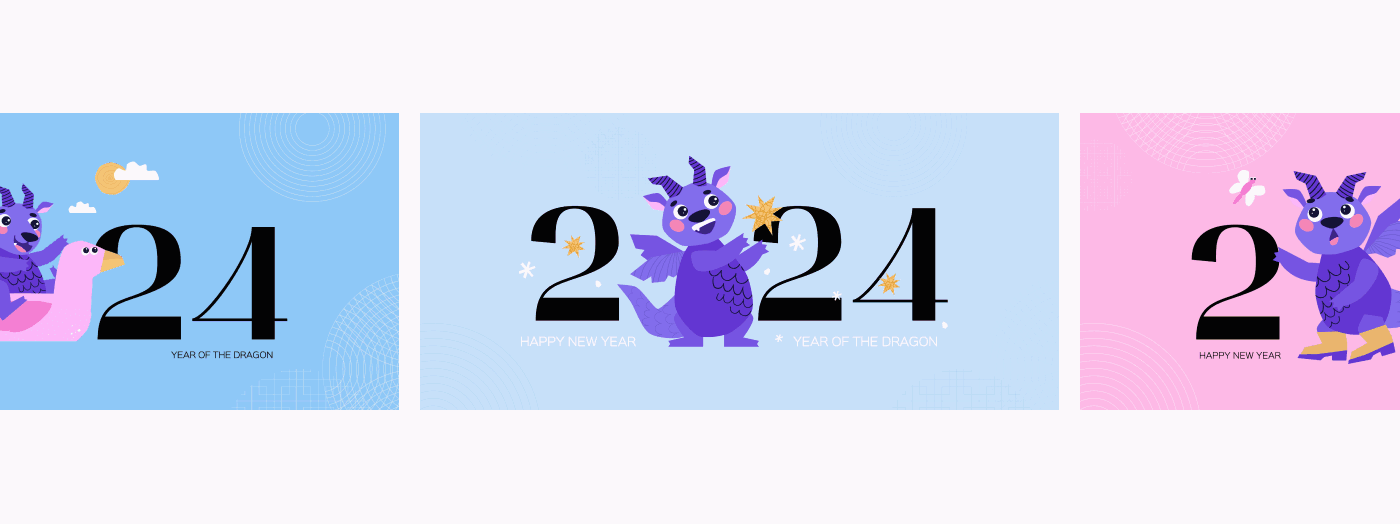 DRAGON CALENDAR 2024 — Изображение №8 — Иллюстрация, Графика на Dprofile