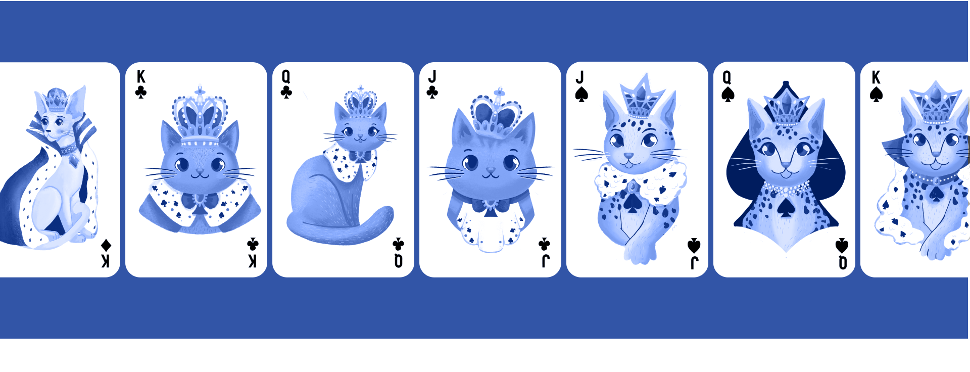 Игральные карты Королевские Кошки. — Изображение №4 — Брендинг, Иллюстрация на Dprofile