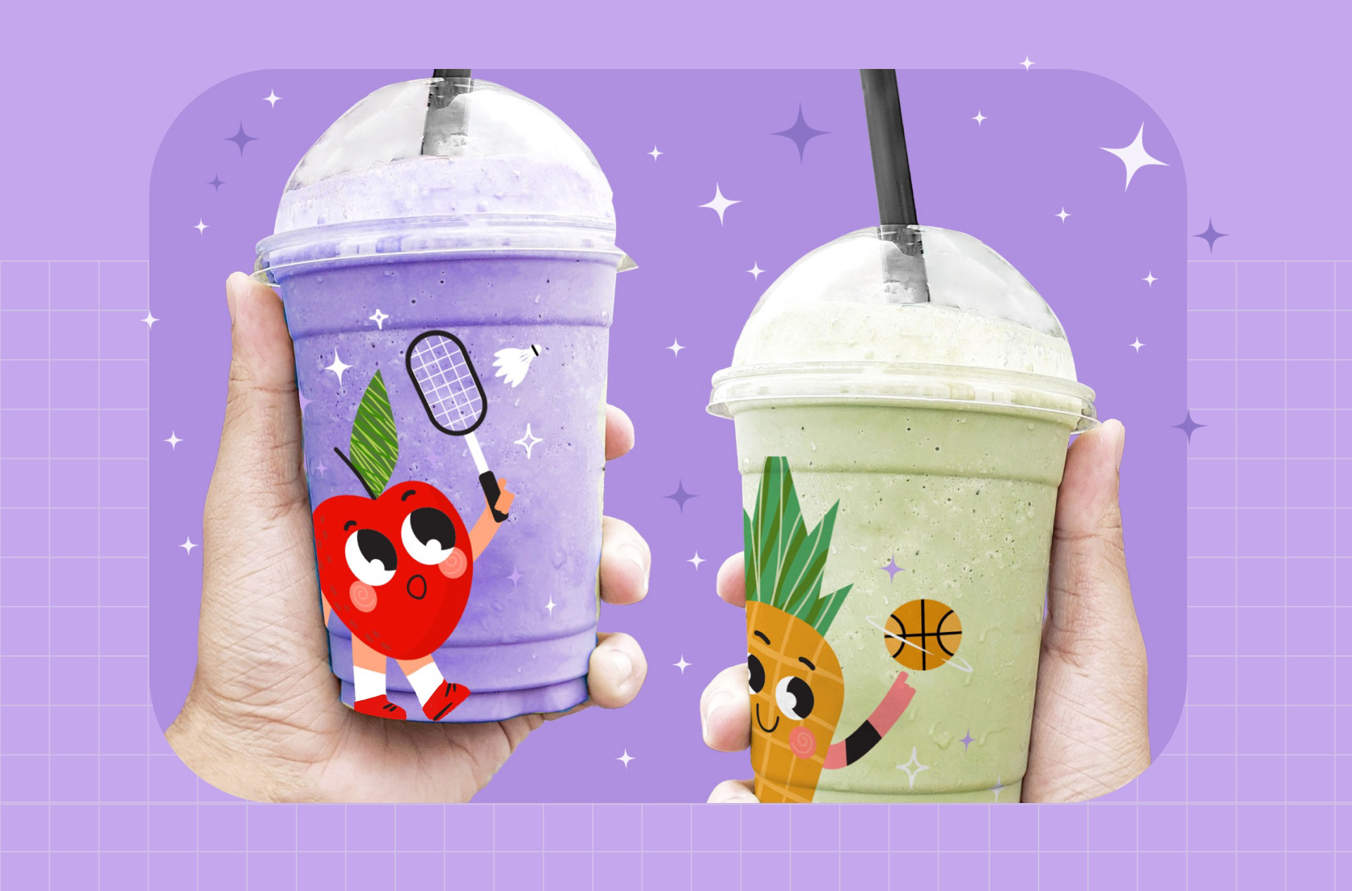 Персонажи для смузи. Smoothie character design — Изображение №9 — Брендинг, Иллюстрация на Dprofile