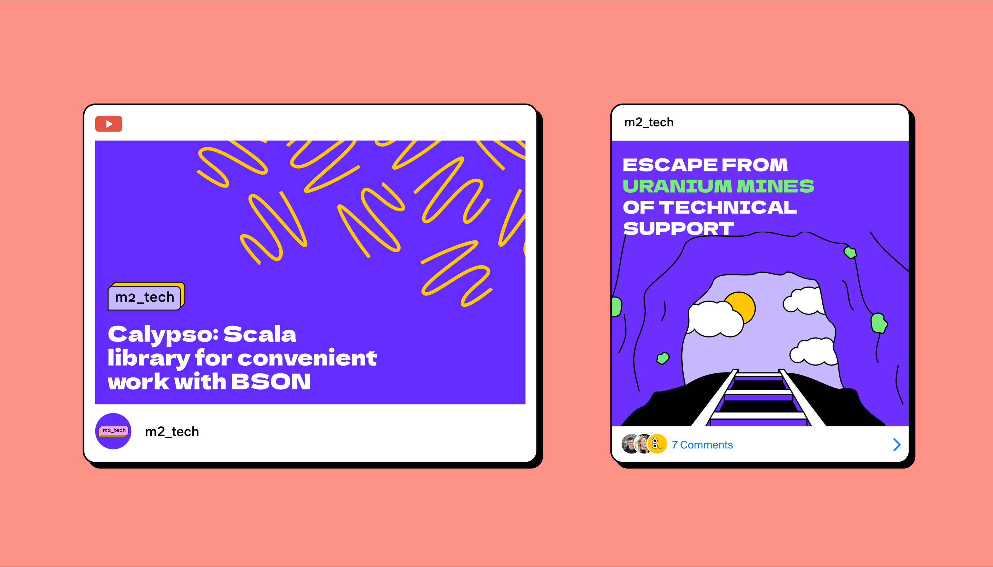 m2_tech HR branding — Изображение №11 — Брендинг, Иллюстрация на Dprofile